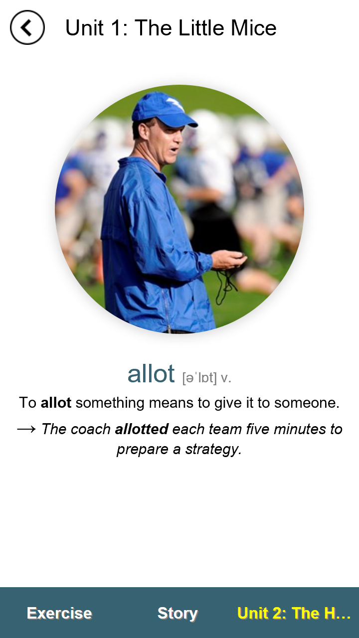 اسکرین شات 2 برنامه 4000 Essential English Words 5