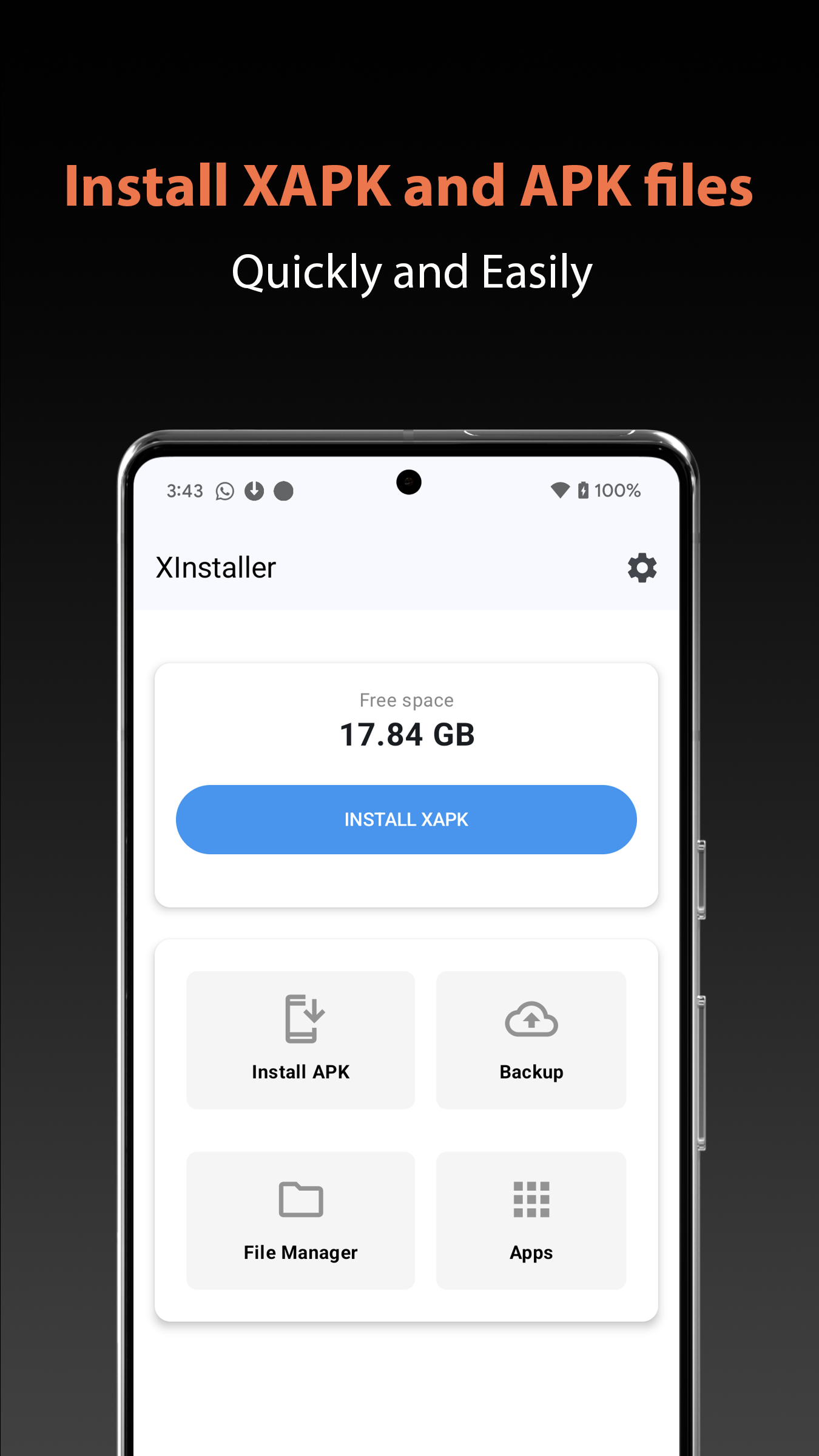 اسکرین شات 1 برنامه XAPK Installer - XInstaller