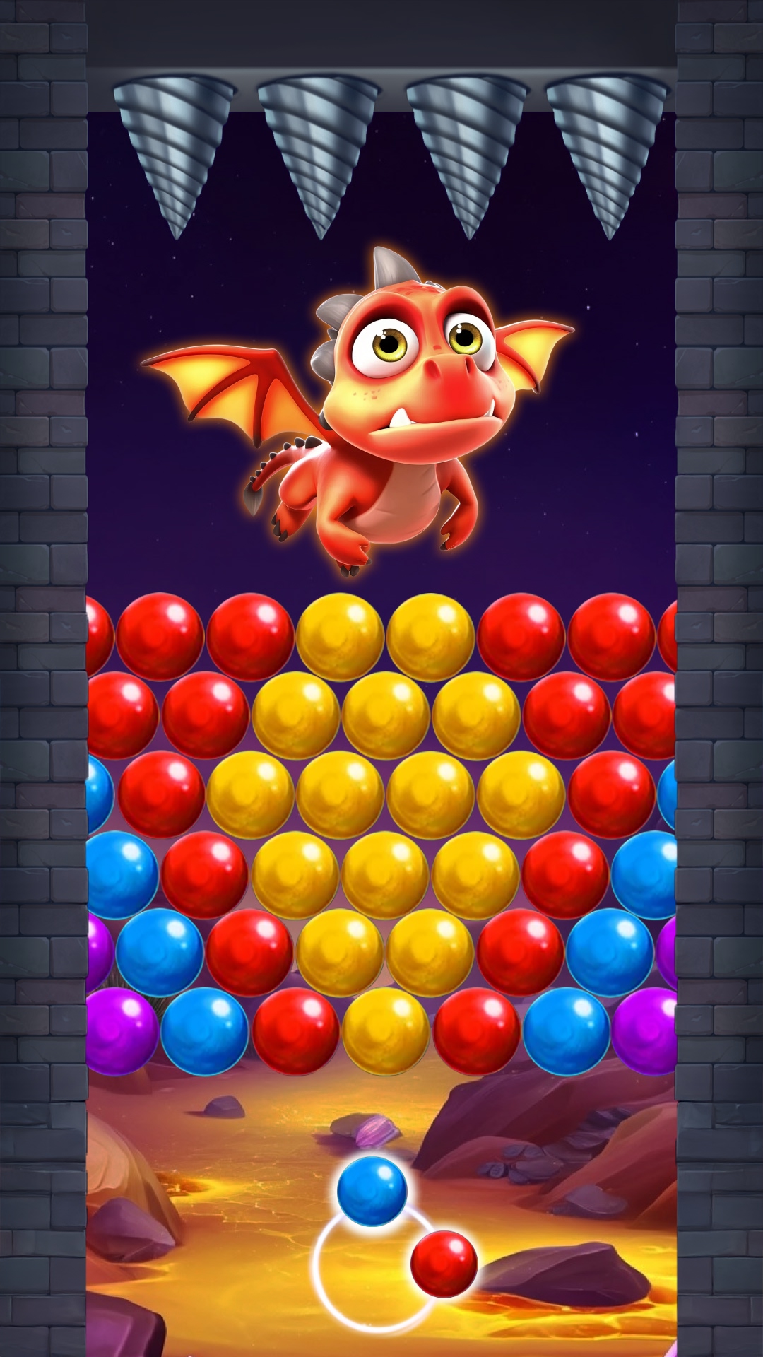 اسکرین شات 1 بازی Bubble Shooter Collect Jewels