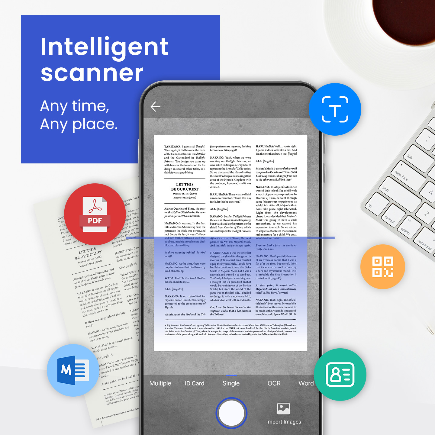 اسکرین شات 1 برنامه X Cam Scanner, PDF scanner