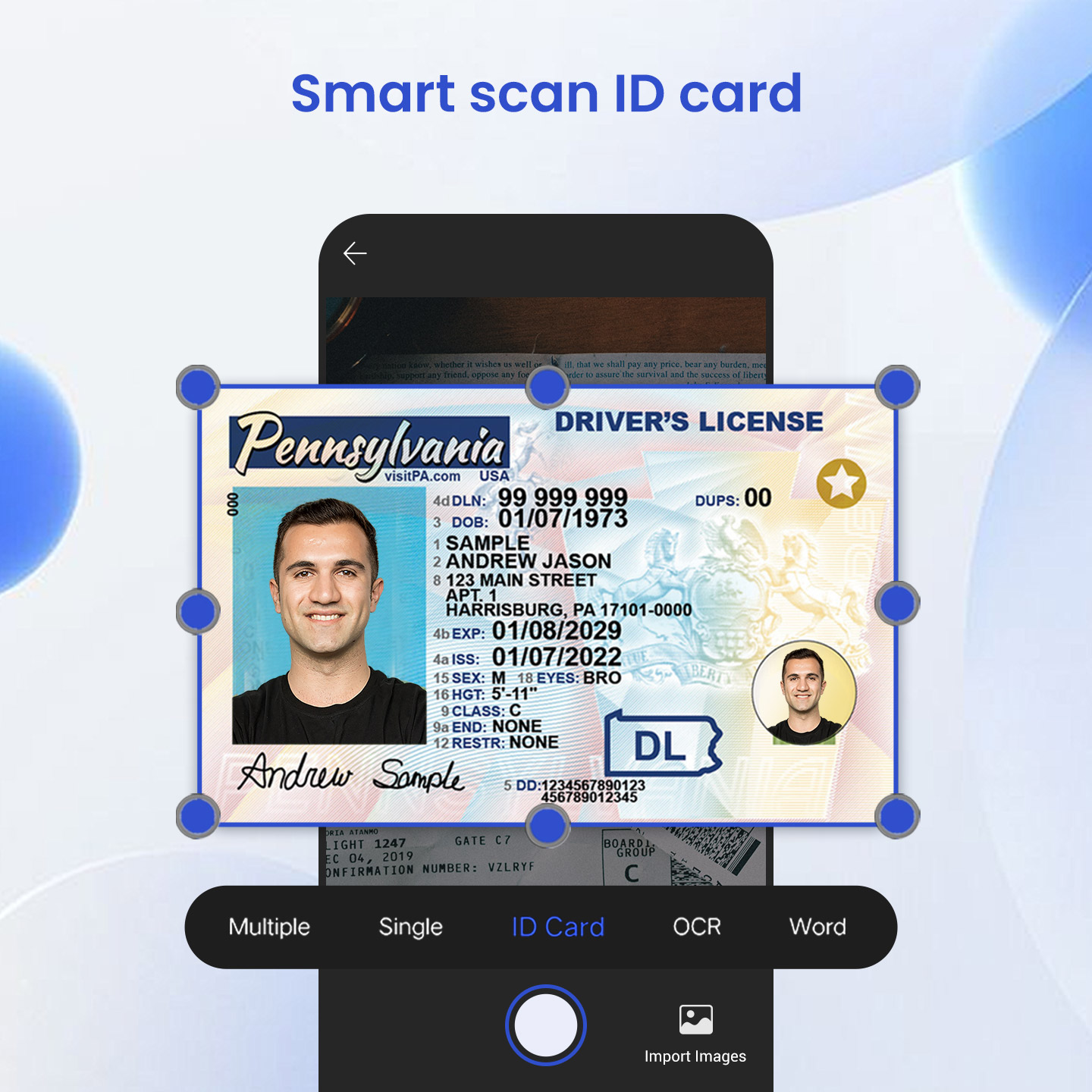اسکرین شات 3 برنامه X Camera Scanner, PDF scanner