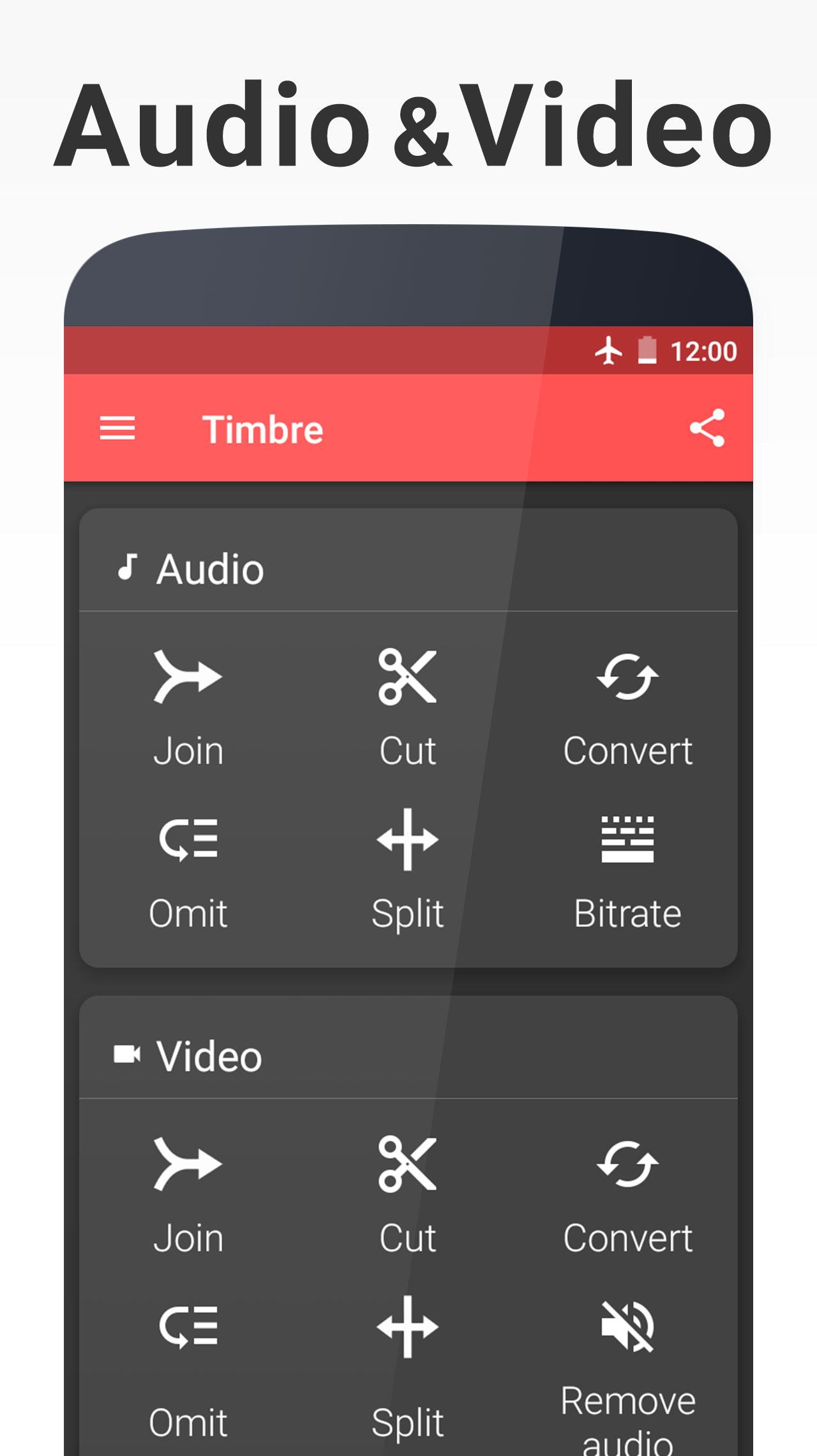 اسکرین شات 4 برنامه Timbre: Cut, Join, Convert Mp3