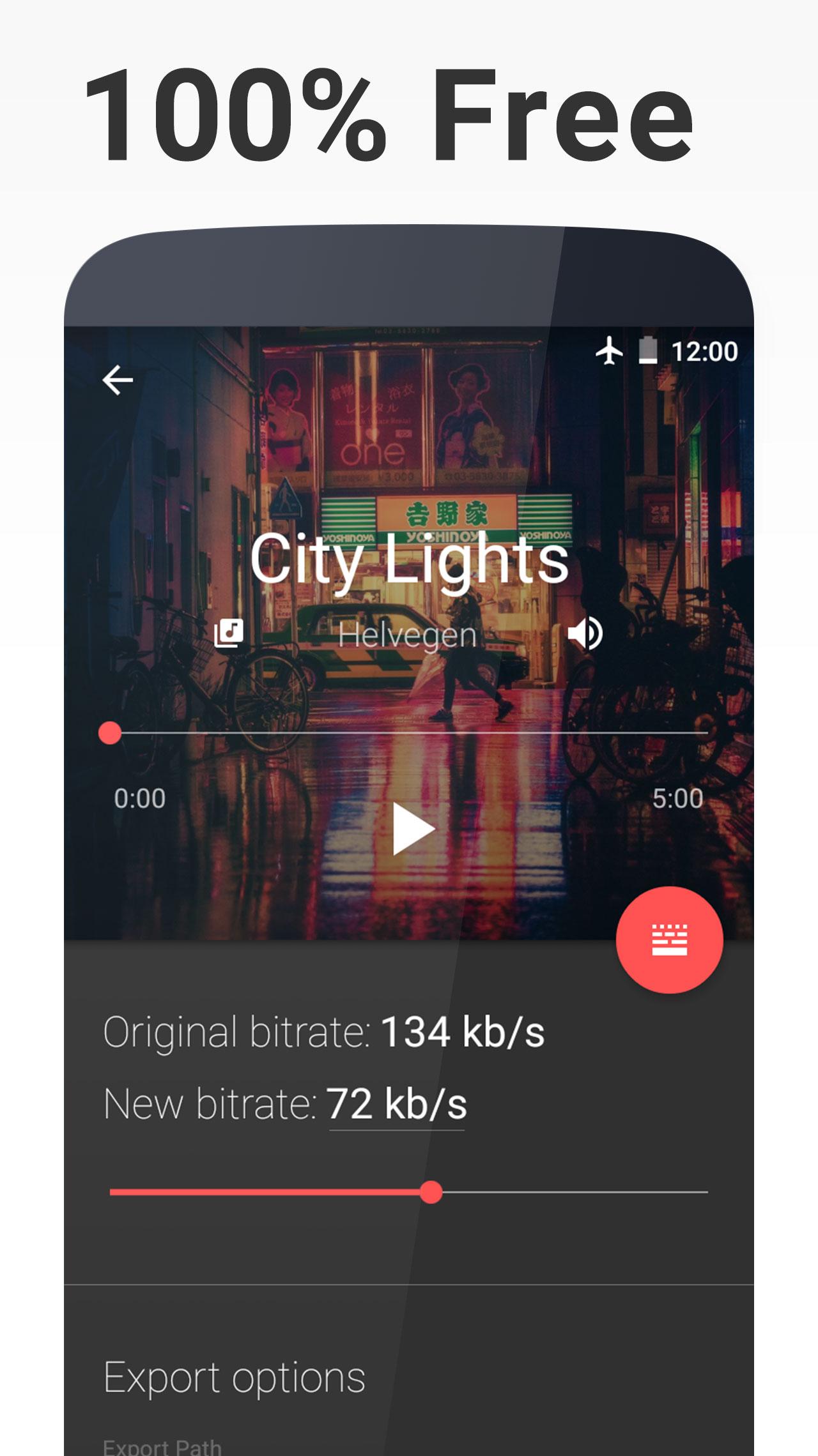اسکرین شات 5 برنامه Timbre: Cut, Join, Convert Mp3