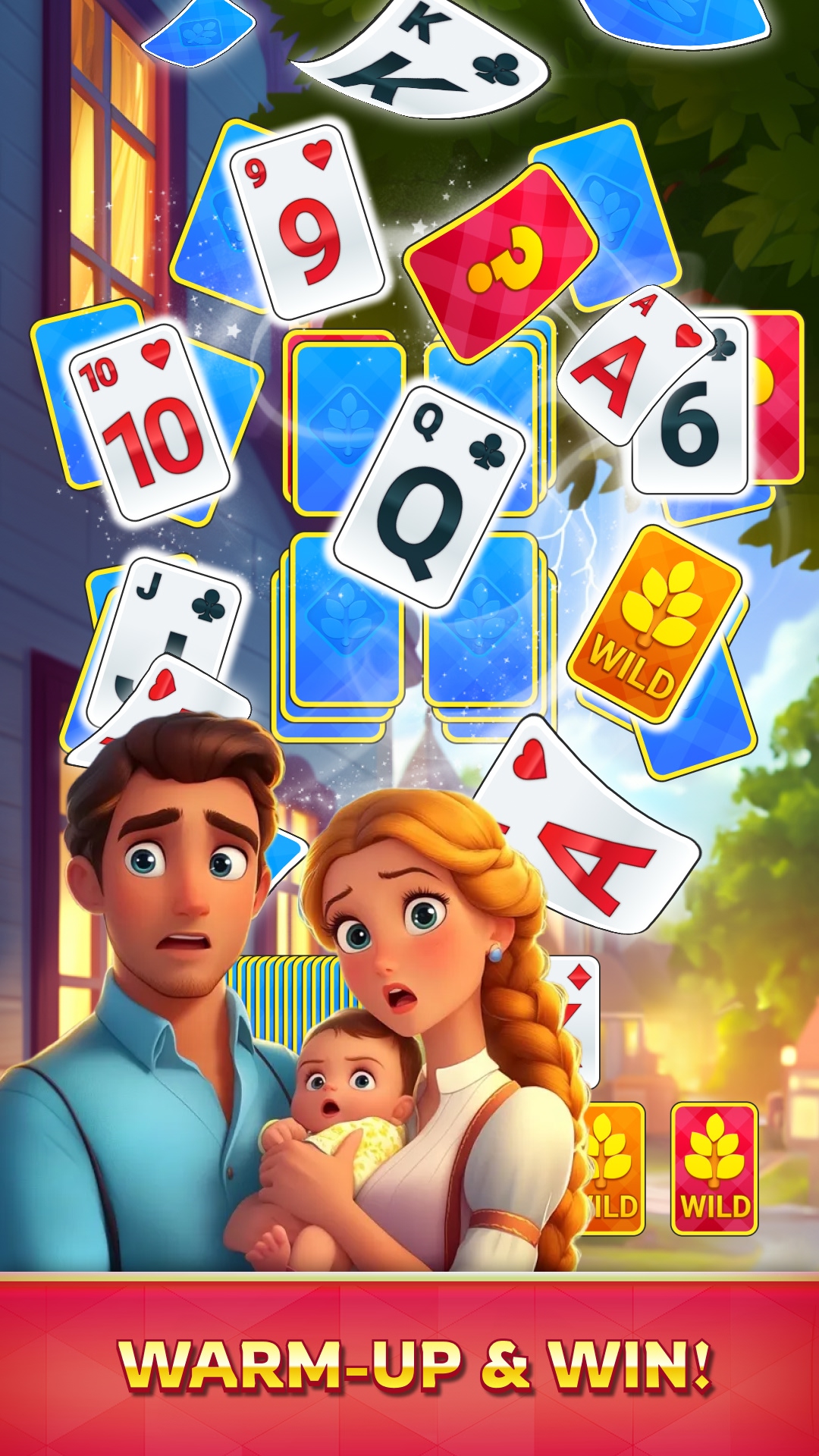 اسکرین شات 1 بازی Solitaire TriPeaks Classic