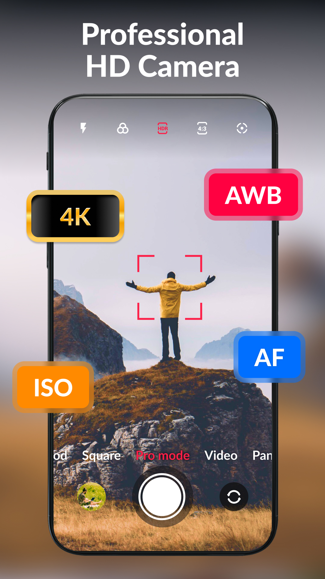 اسکرین شات 1 برنامه HD Camera for Android: XCamera