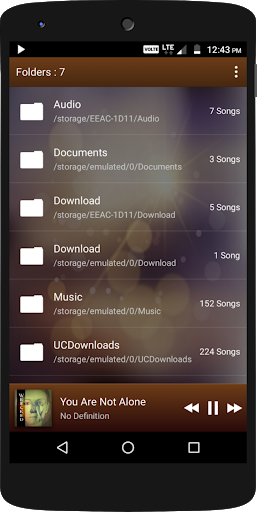اسکرین شات 4 برنامه PowerAudio Pro Music Player