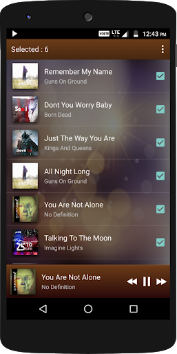 اسکرین شات 6 برنامه PowerAudio Pro Music Player