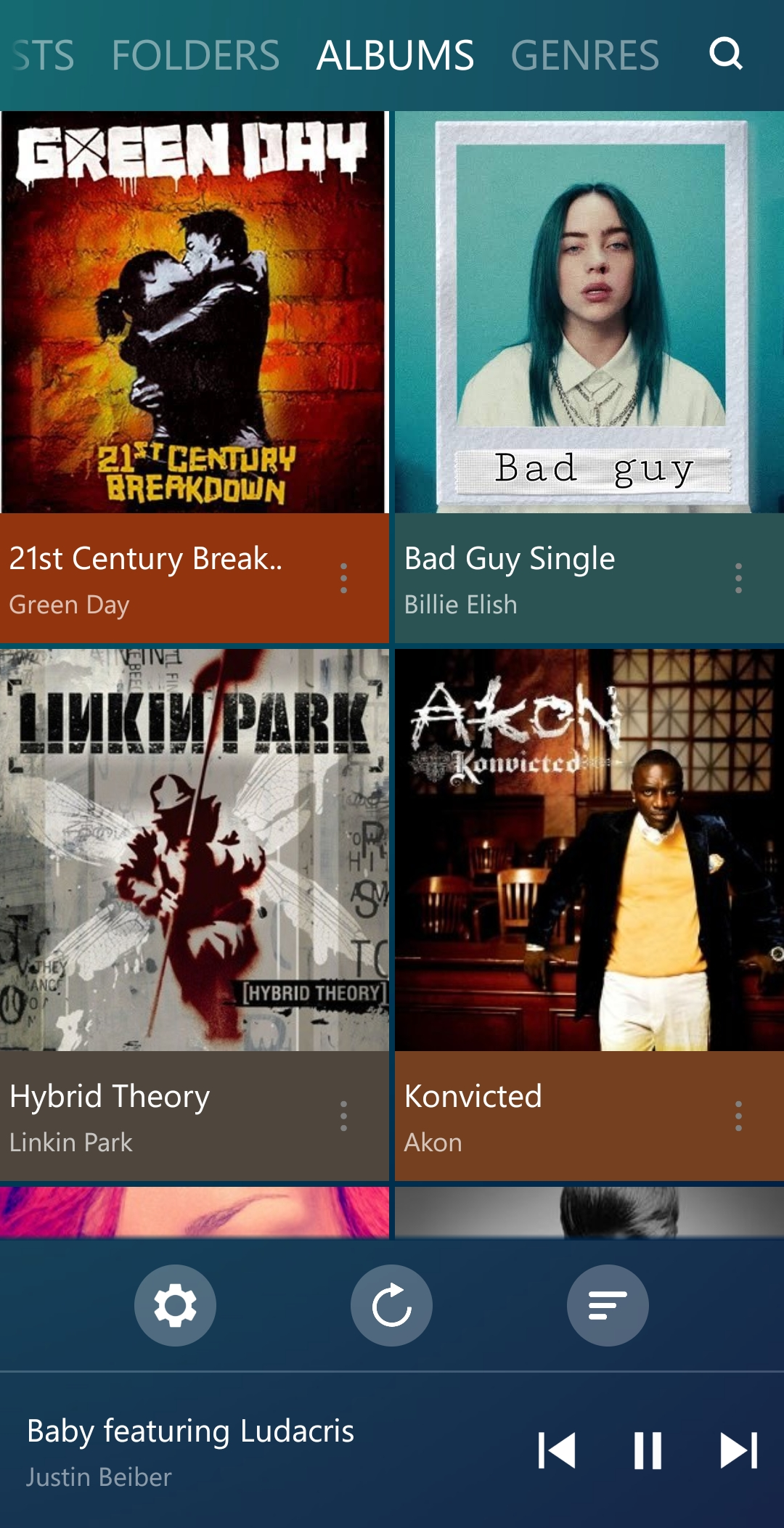 اسکرین شات 6 برنامه PowerAudio Music Player