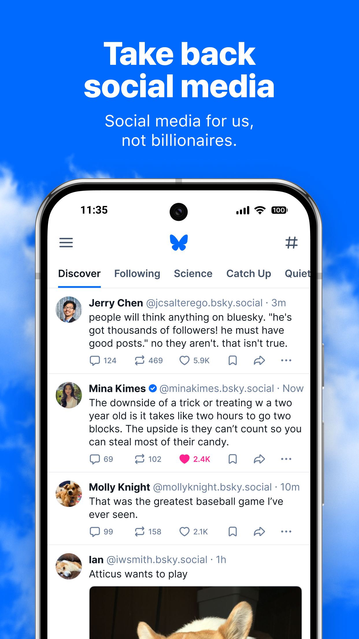 اسکرین شات 1 برنامه Bluesky