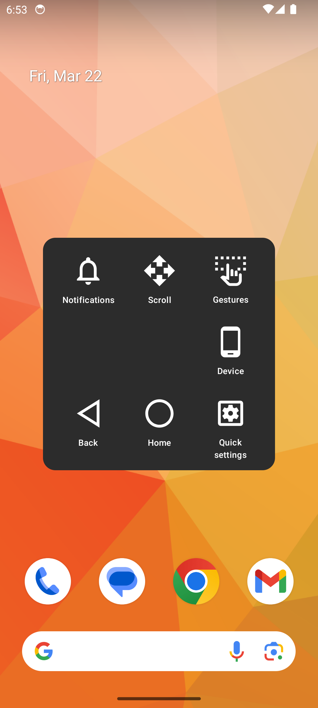 اسکرین شات 1 برنامه Assistive Touch