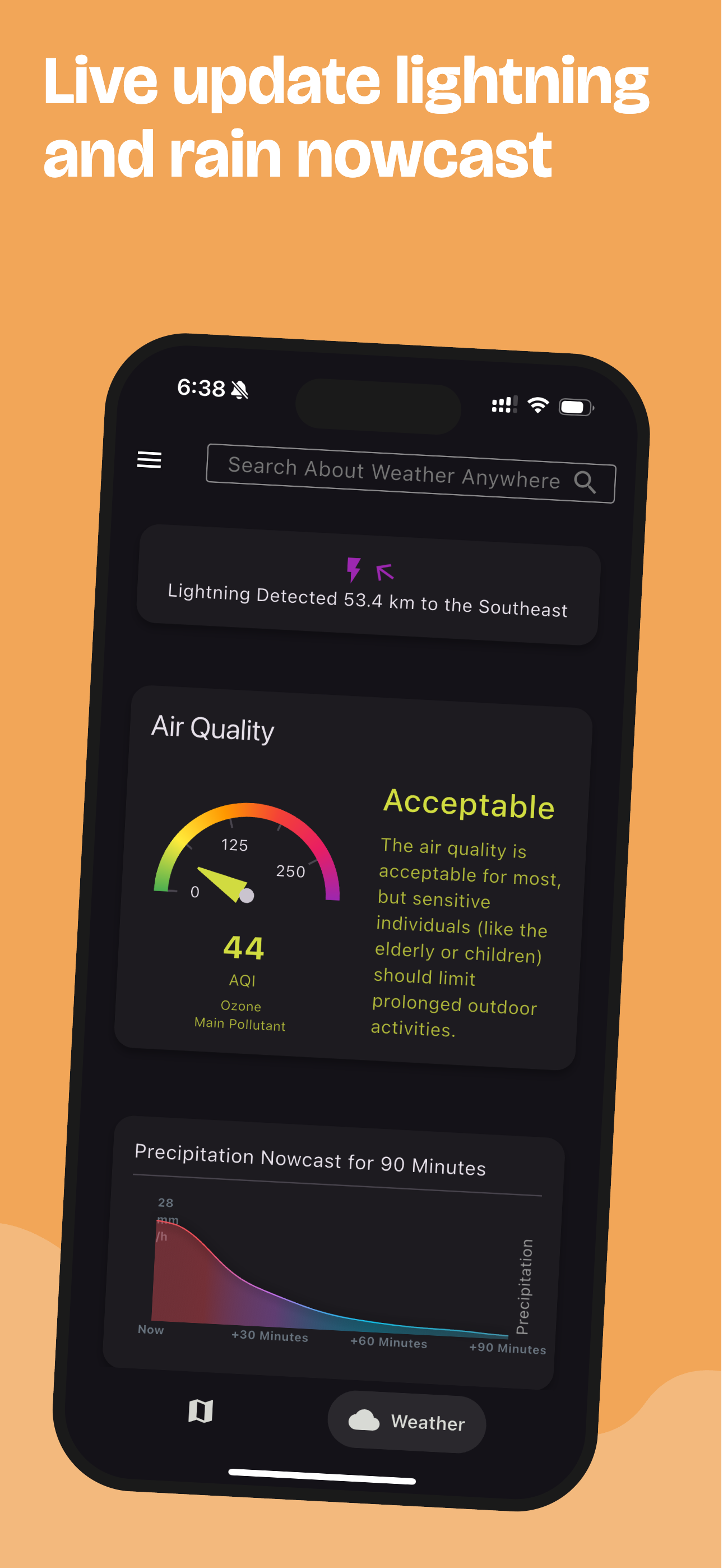اسکرین شات 4 برنامه Rain Maps