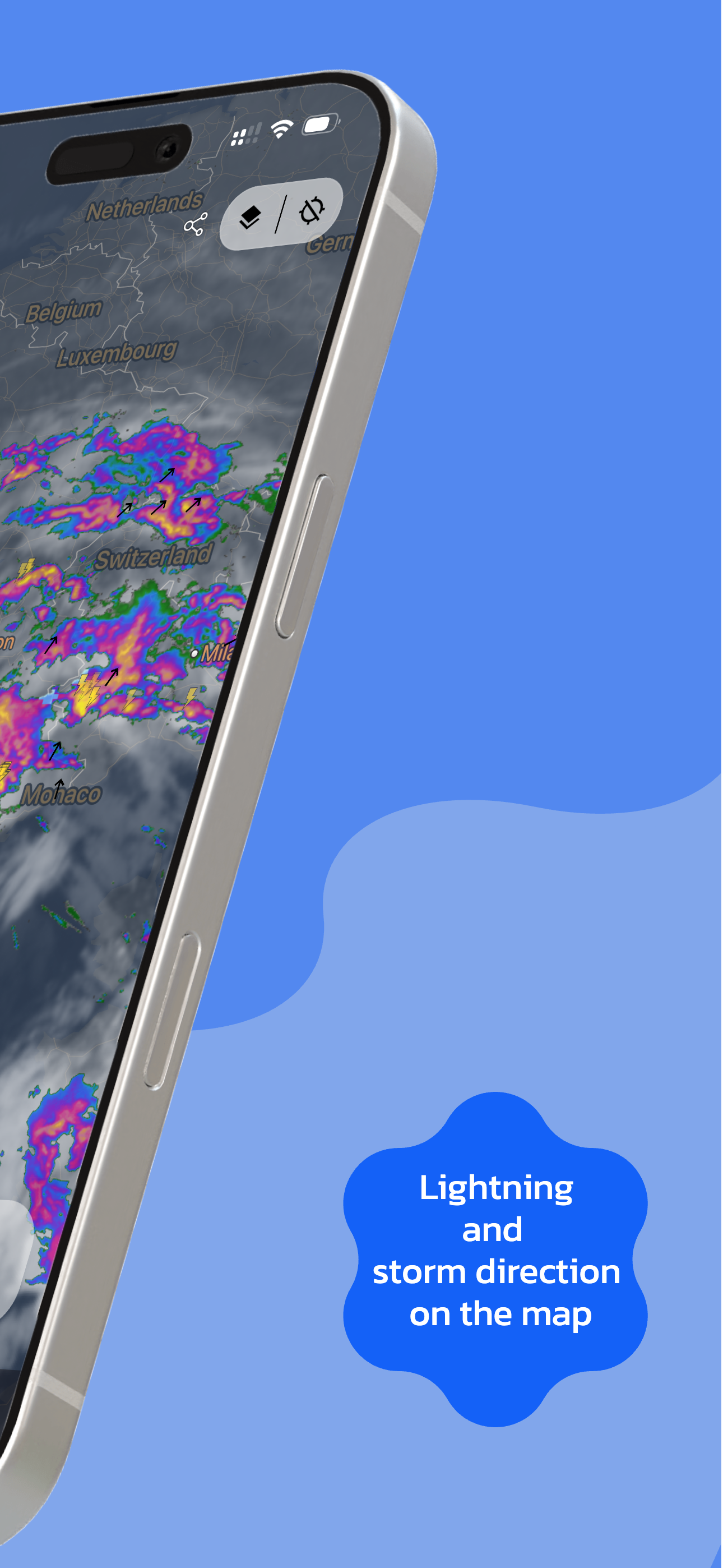 اسکرین شات 2 برنامه Rain Maps