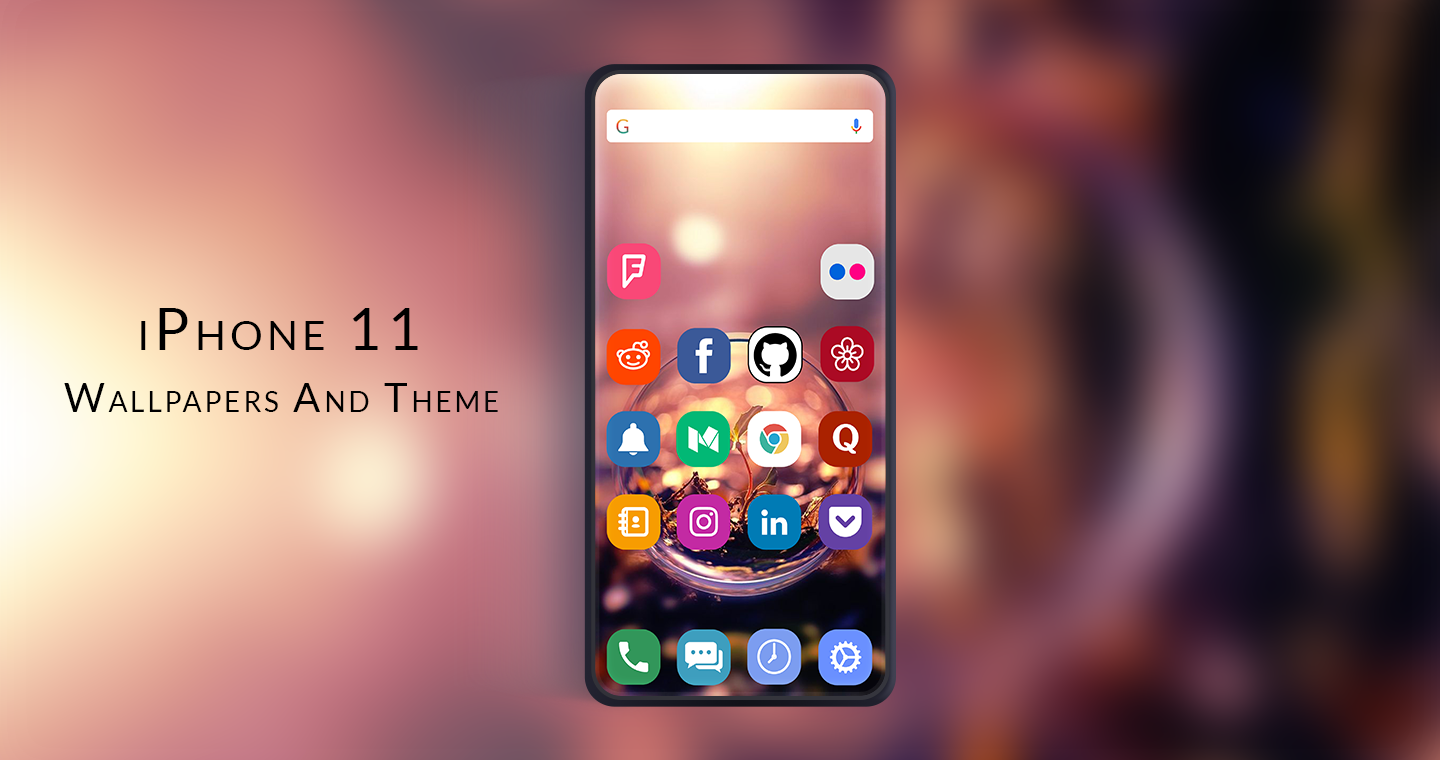 اسکرین شات 2 برنامه Theme for iPhone 11
