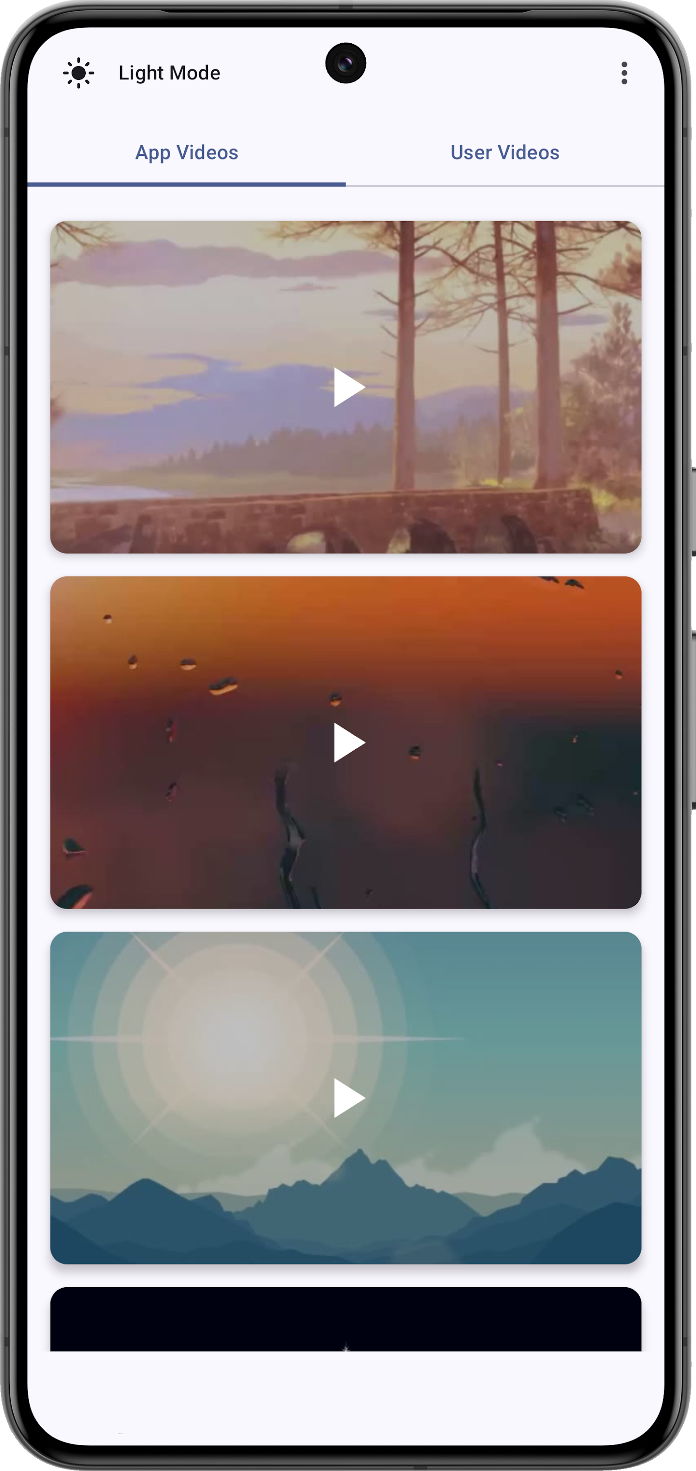 اسکرین شات 4 برنامه Honor 400 Video Wallpapers