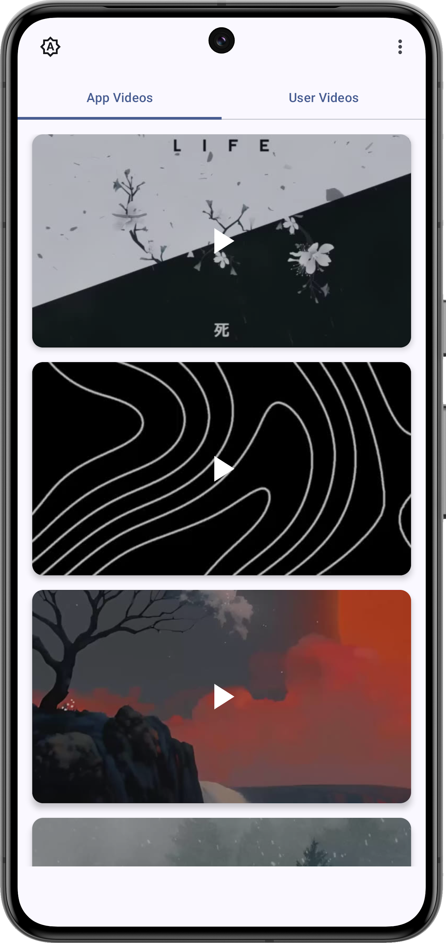 اسکرین شات 2 برنامه Honor 400 Video Wallpapers