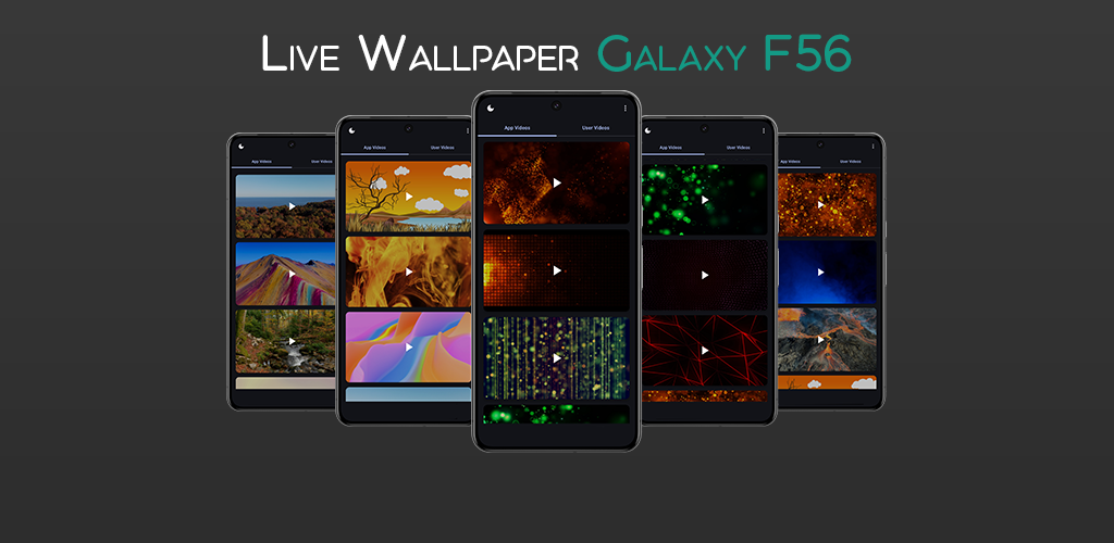 اسکرین شات 1 برنامه Live Wallpapers Galaxy F56