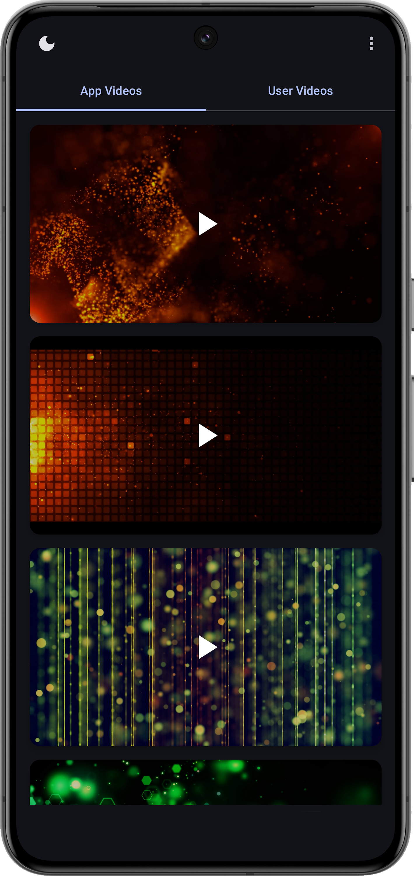 اسکرین شات 2 برنامه Live Wallpapers Galaxy F56