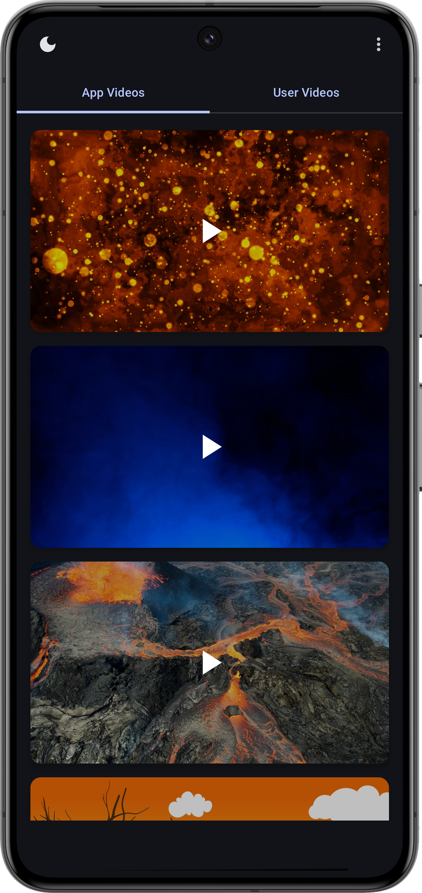 اسکرین شات 4 برنامه Live Wallpapers Galaxy F56