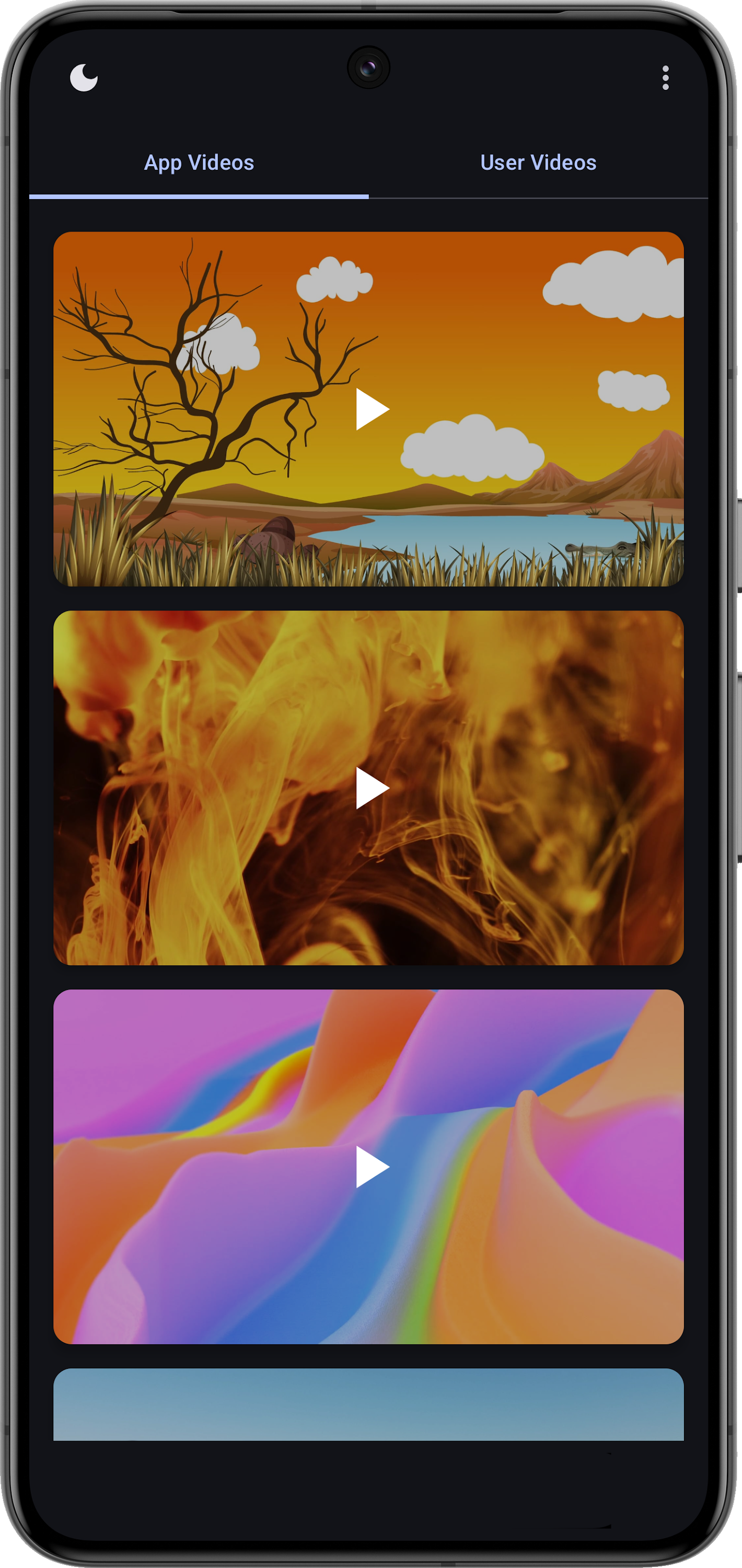 اسکرین شات 5 برنامه Live Wallpapers Galaxy F56