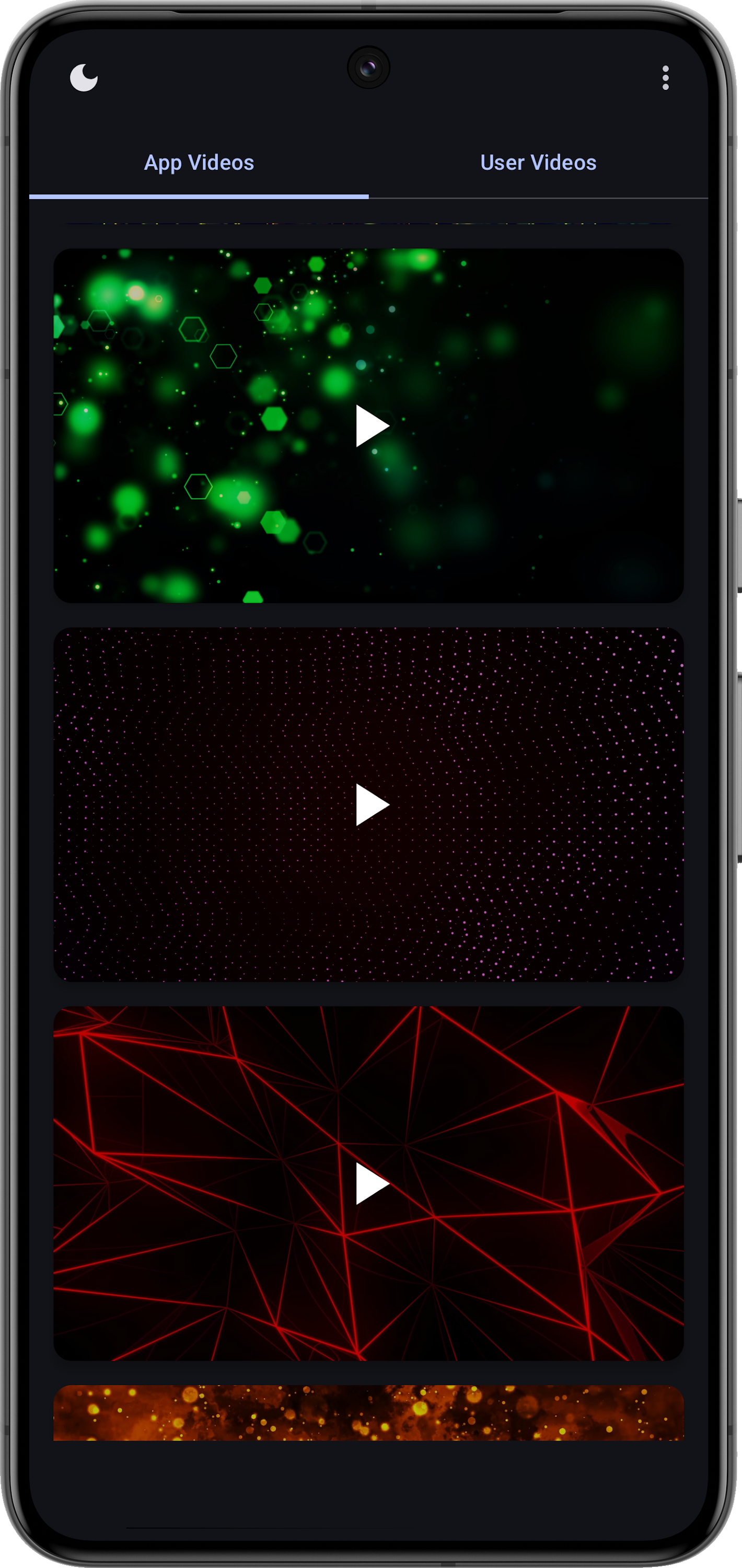 اسکرین شات 3 برنامه Live Wallpapers Galaxy F56