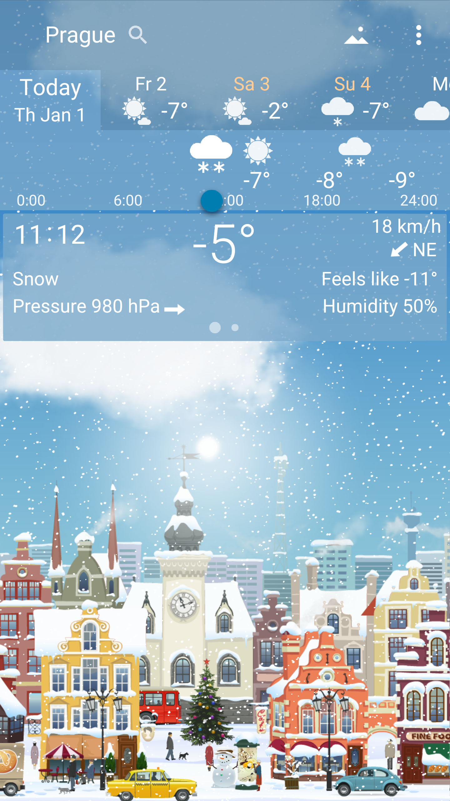 اسکرین شات 5 برنامه YoWindow Weather and wallpaper