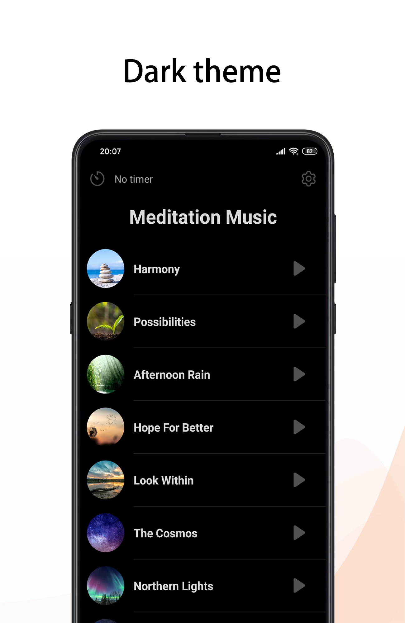 اسکرین شات 3 برنامه Meditation Music - meditate