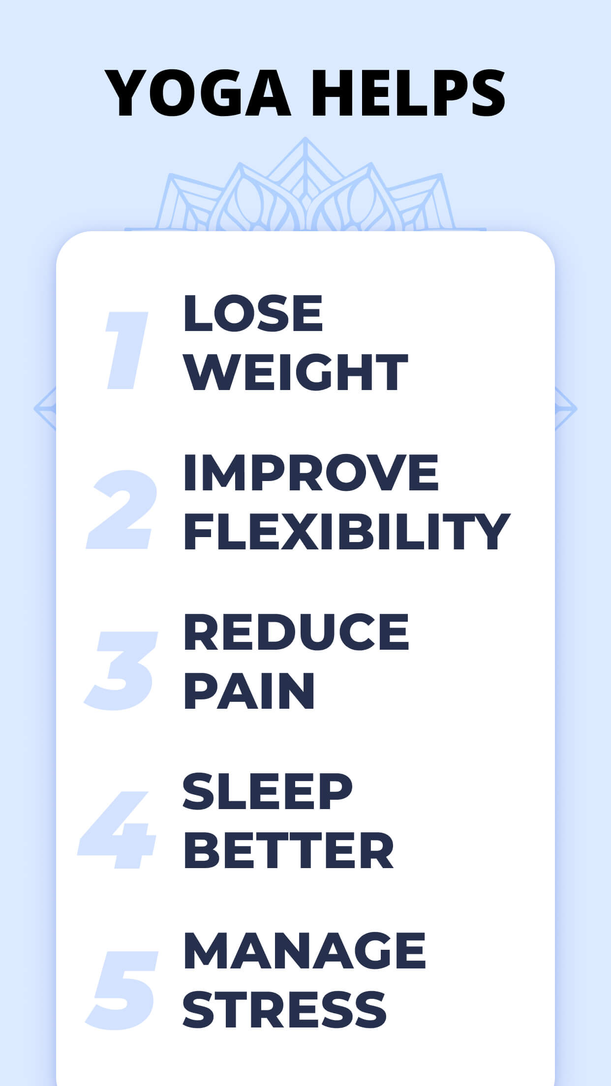 اسکرین شات 8 برنامه Yoga for Beginners Weight Loss