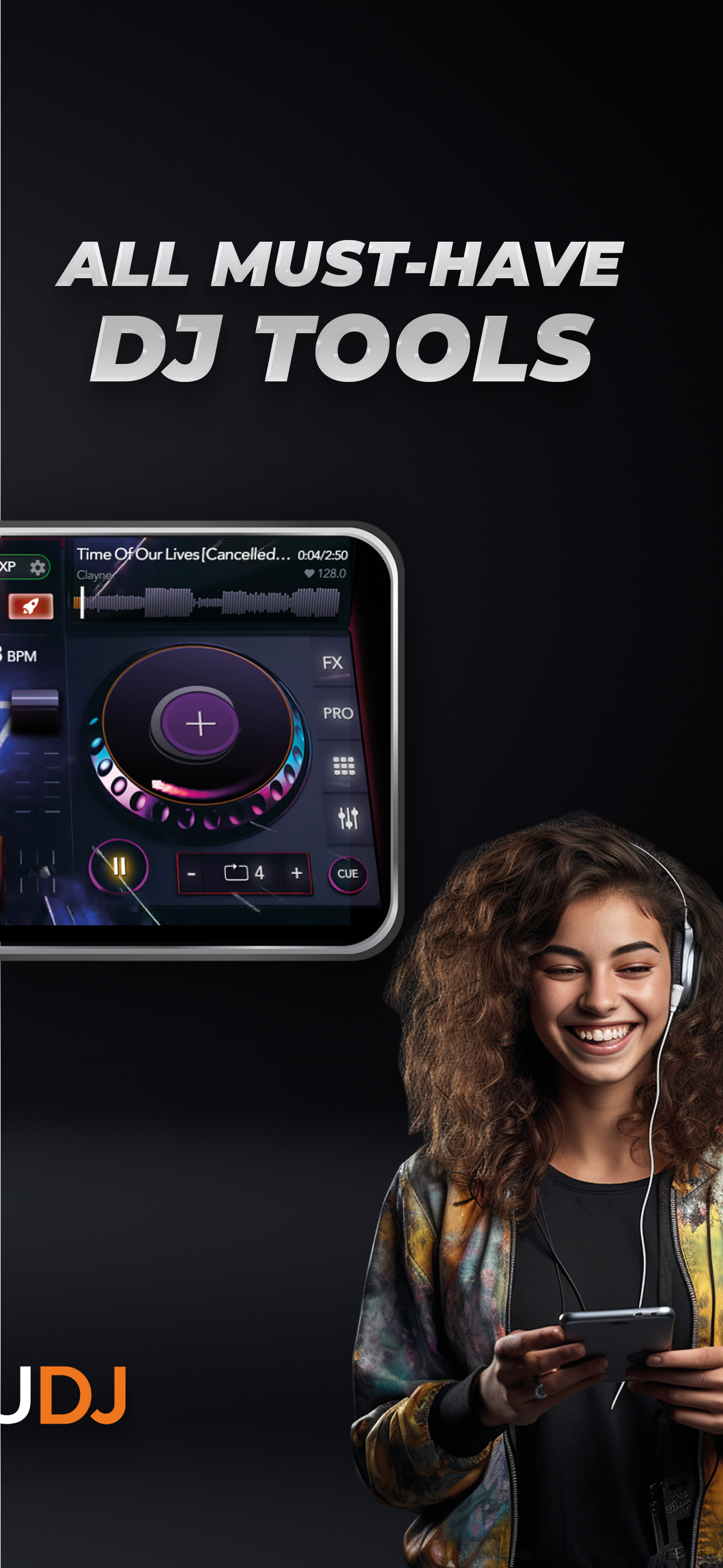 اسکرین شات 4 برنامه YouDJ Mixer - Easy DJ app