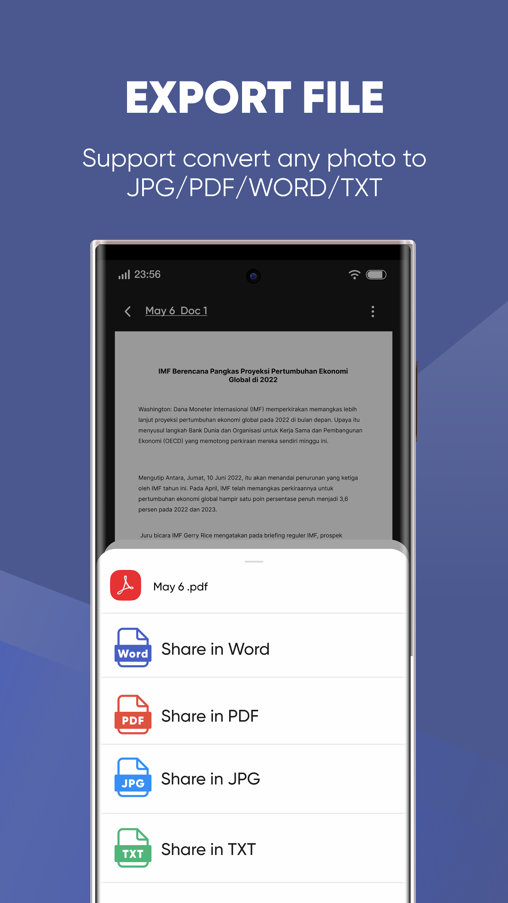 اسکرین شات 3 برنامه Camera Scanner - PDF Scanner