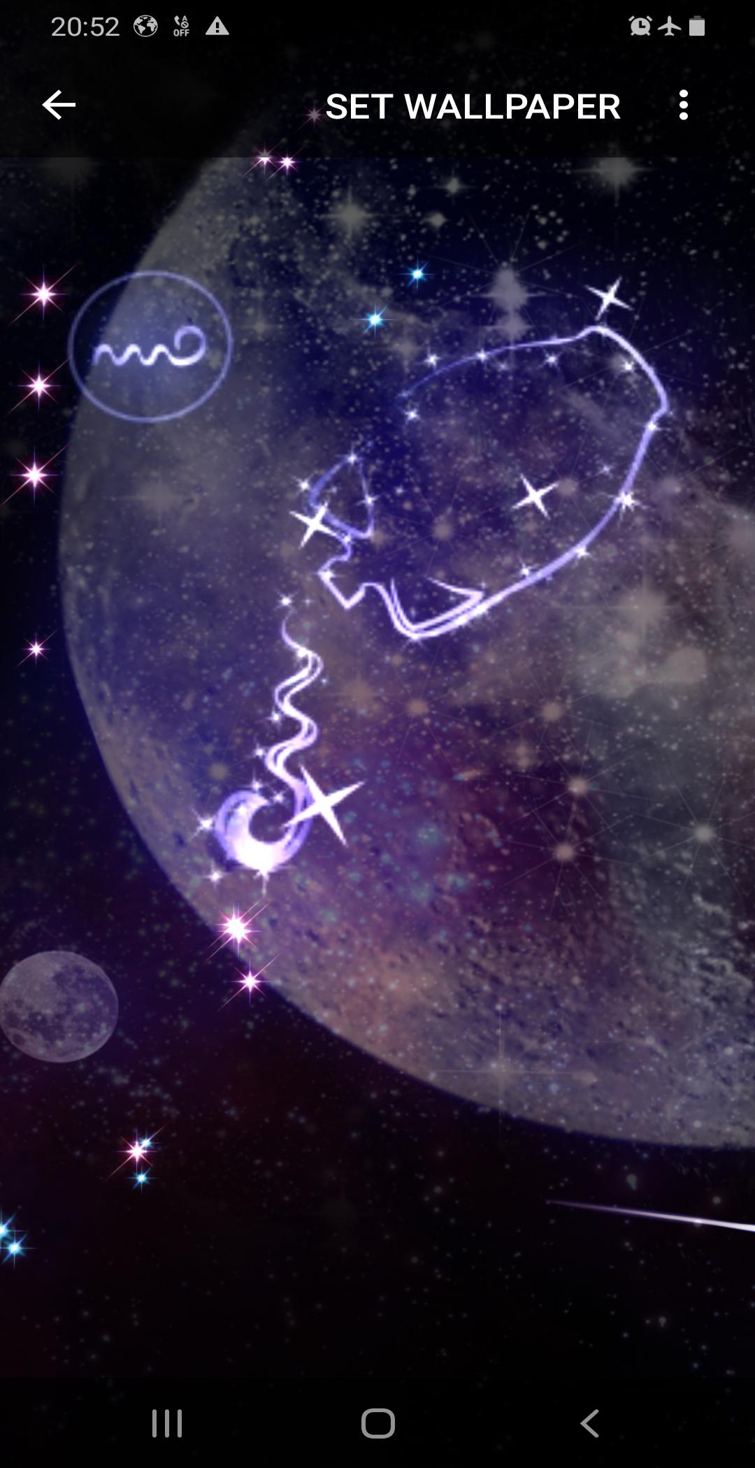 اسکرین شات 3 برنامه Zodiac Signs Wallpaper