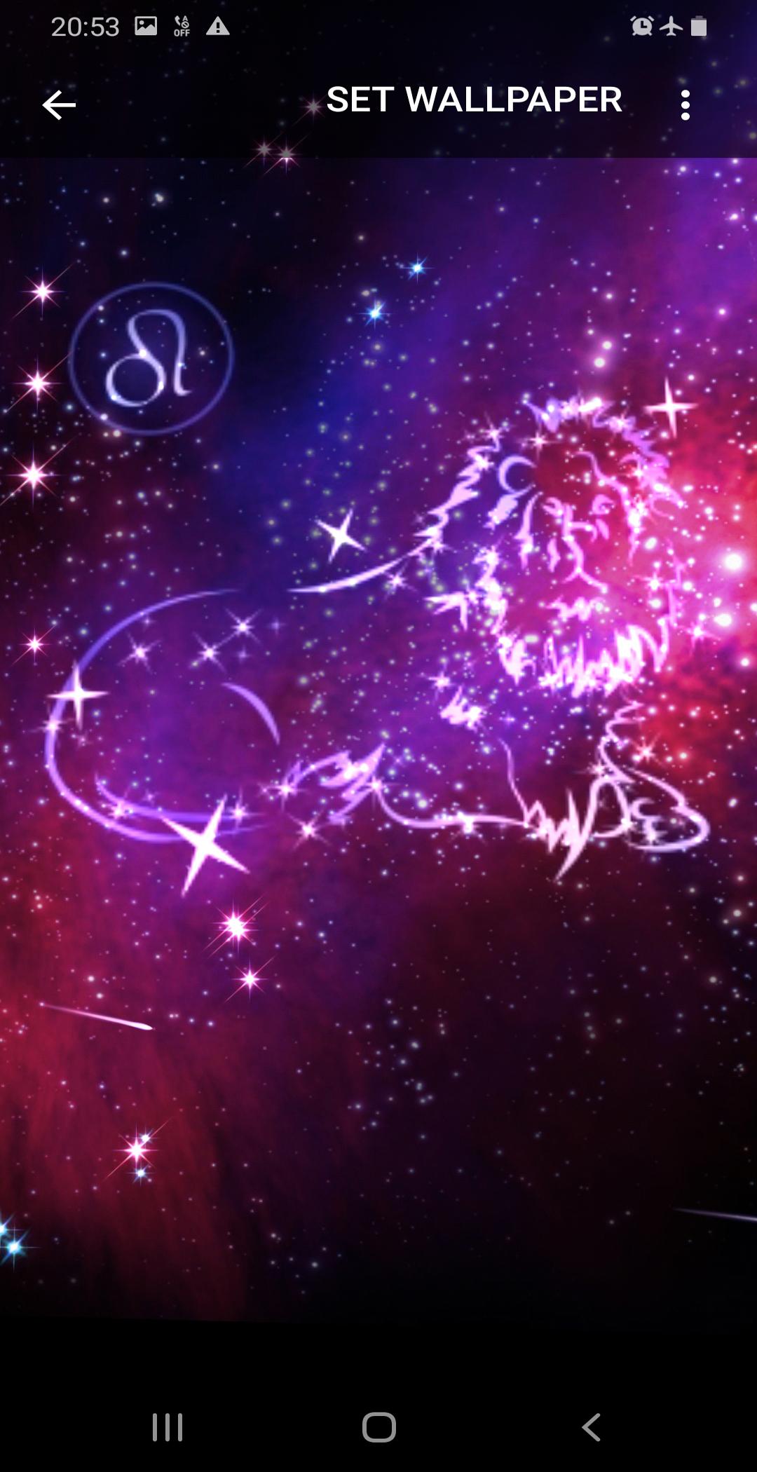 اسکرین شات 4 برنامه Zodiac Signs Wallpaper