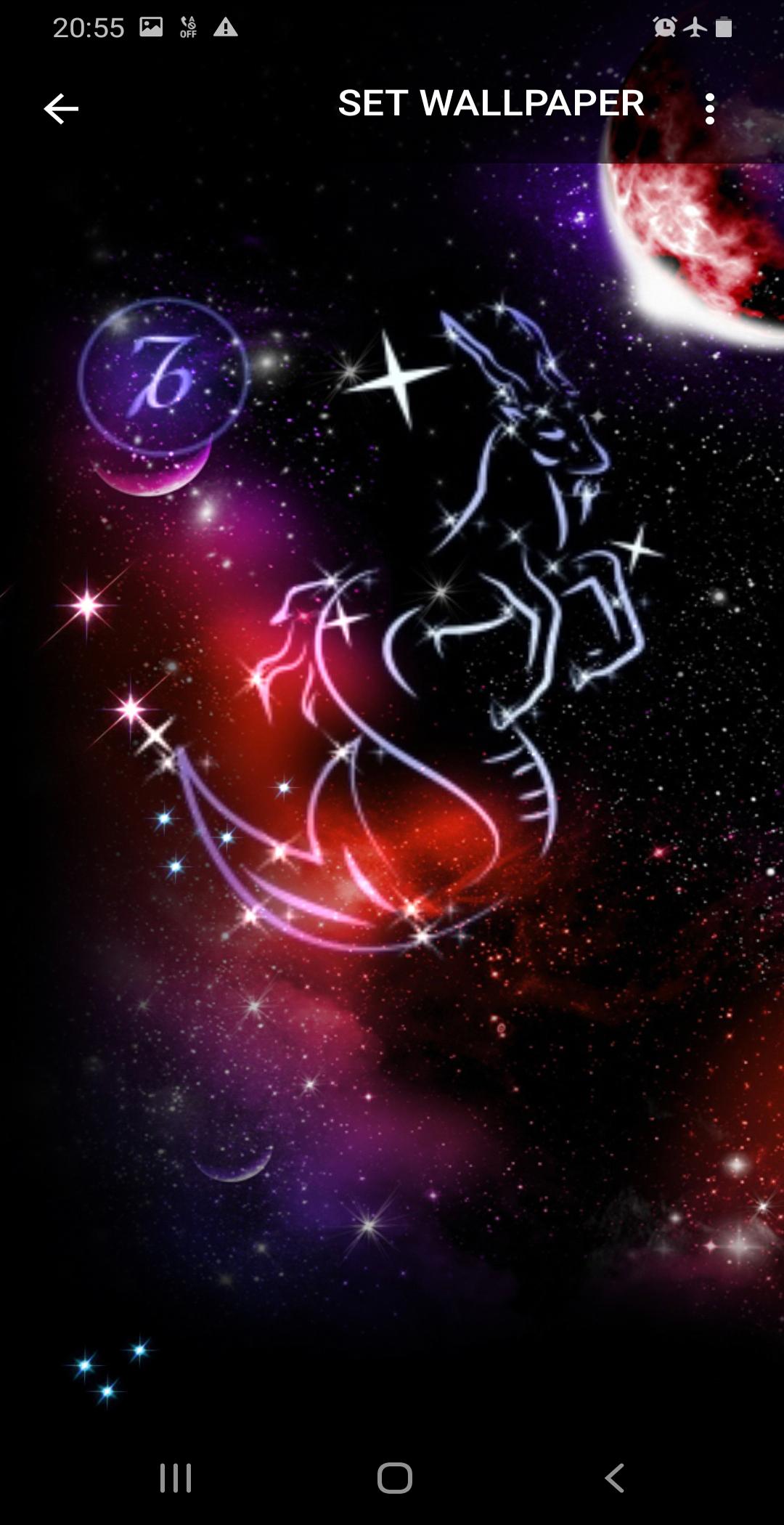 اسکرین شات 6 برنامه Zodiac Signs Wallpaper