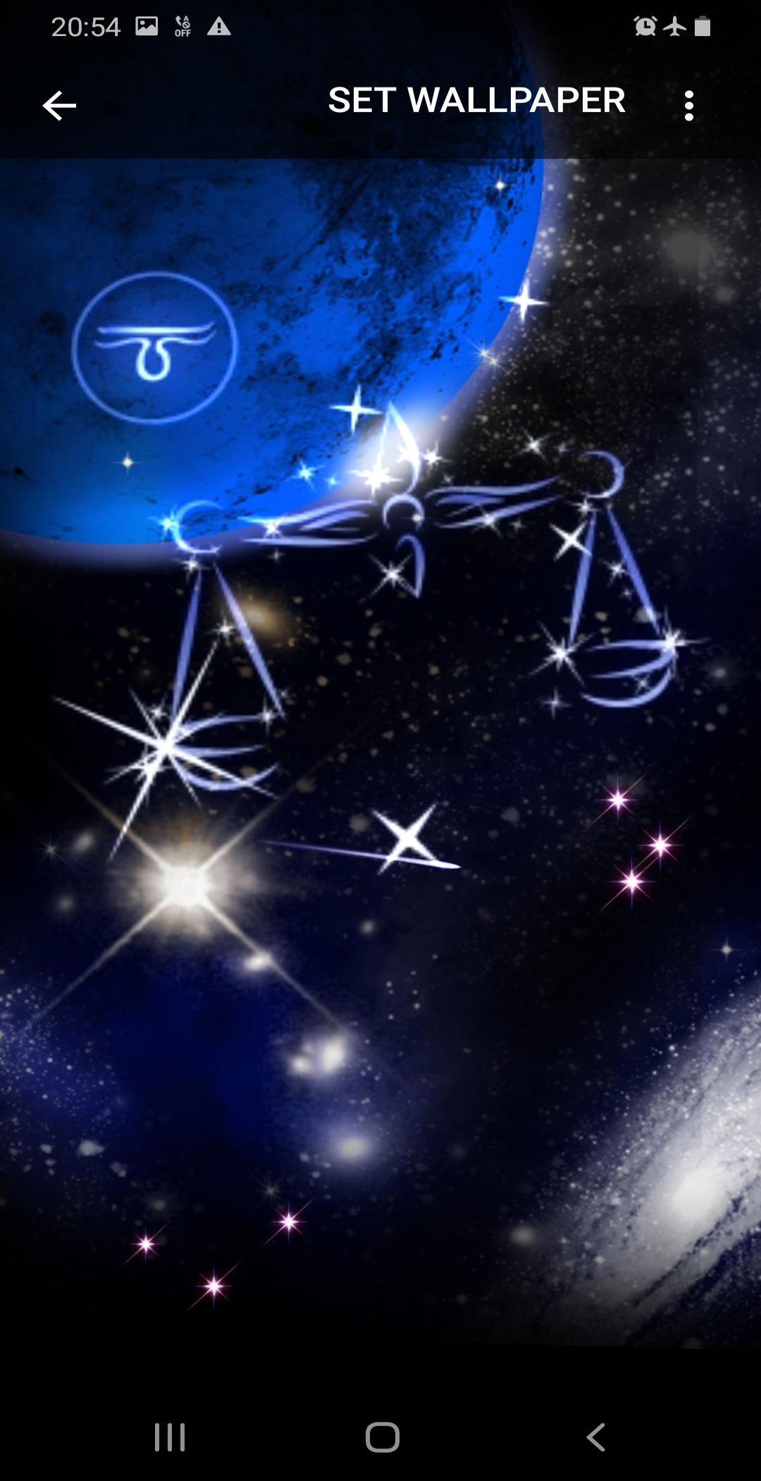 اسکرین شات 5 برنامه Zodiac Signs Wallpaper