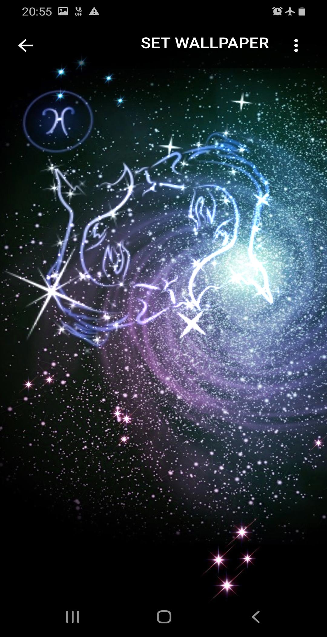 اسکرین شات 1 برنامه Zodiac Signs Wallpaper