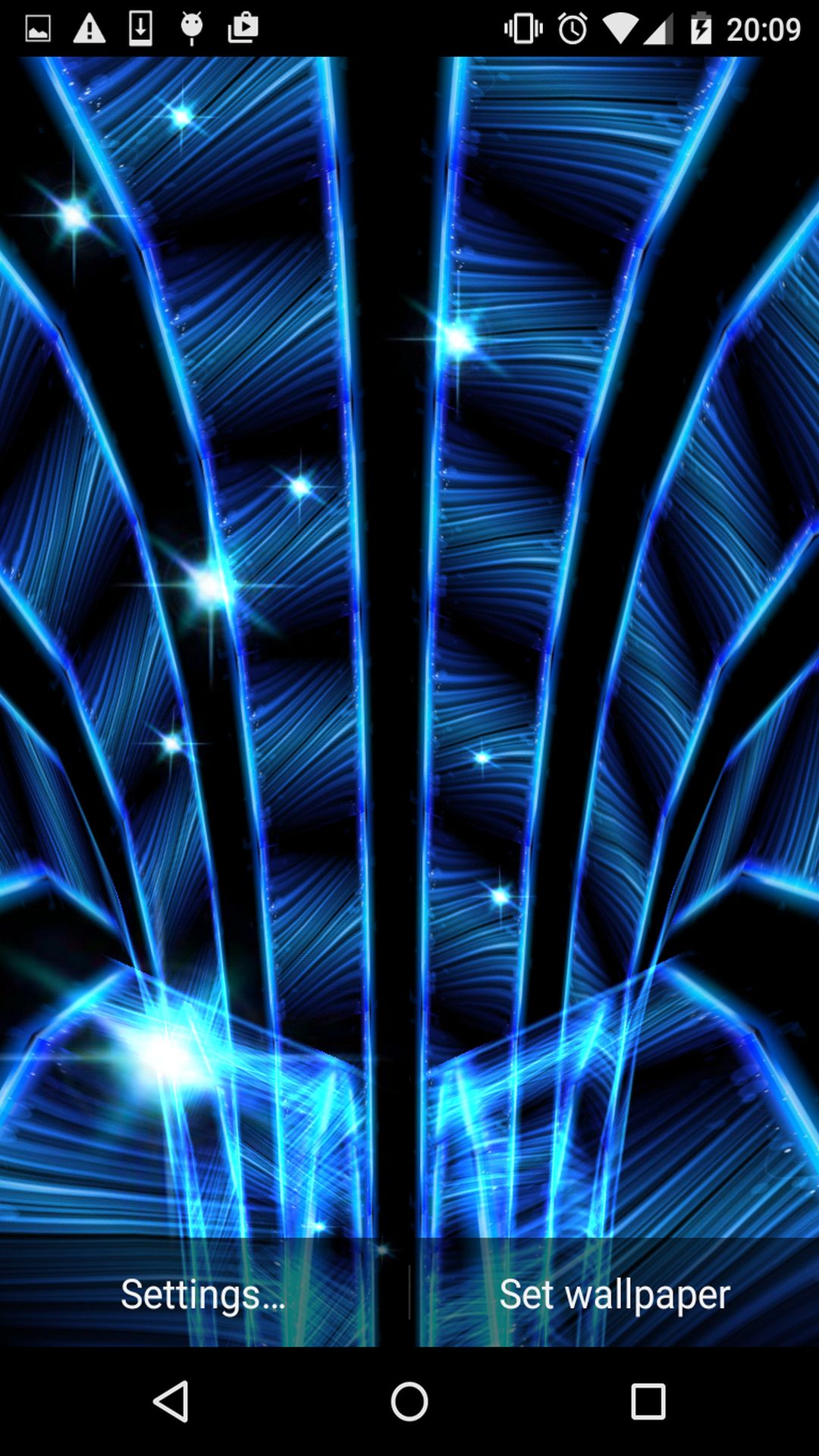 اسکرین شات 1 برنامه Tunnel Live Wallpaper