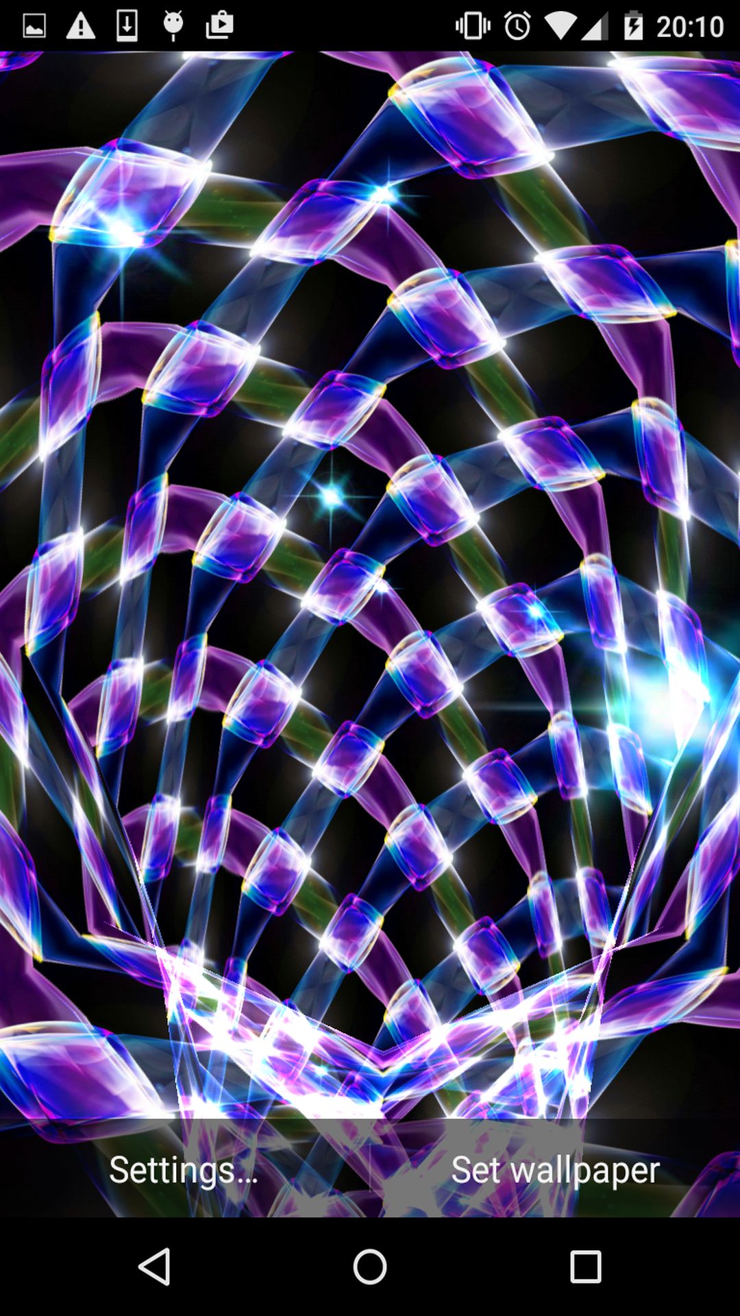 اسکرین شات 3 برنامه Tunnel Live Wallpaper