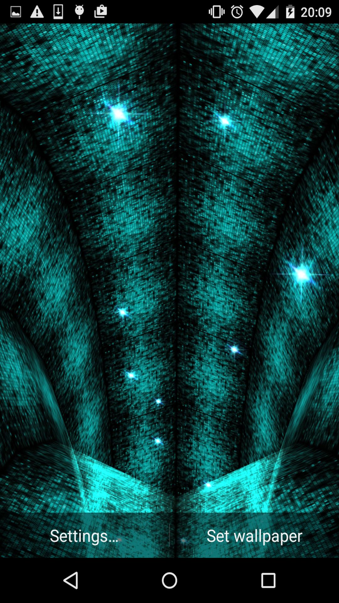 اسکرین شات 2 برنامه Tunnel Live Wallpaper