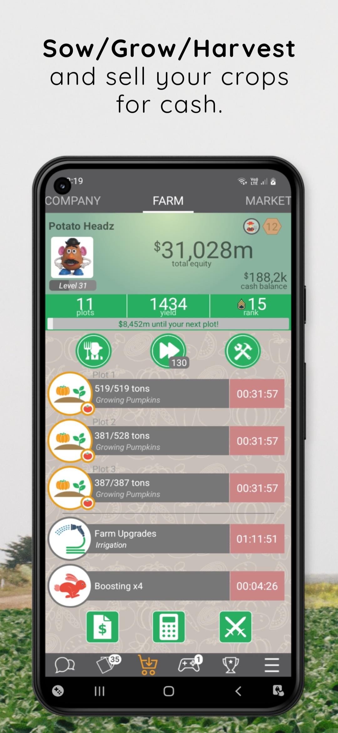اسکرین شات 1 بازی Farm Wars - Market Conquest
