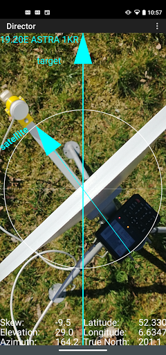 اسکرین شات 1 برنامه Satellite Locator