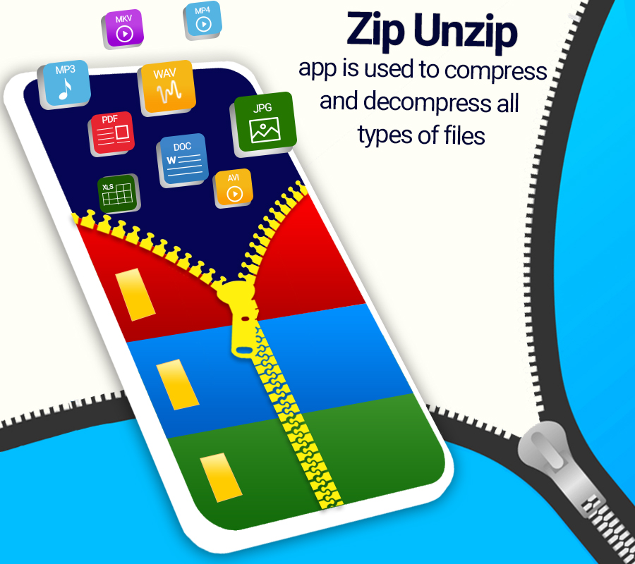 اسکرین شات 4 برنامه Zip File Reader-RAR Extractor