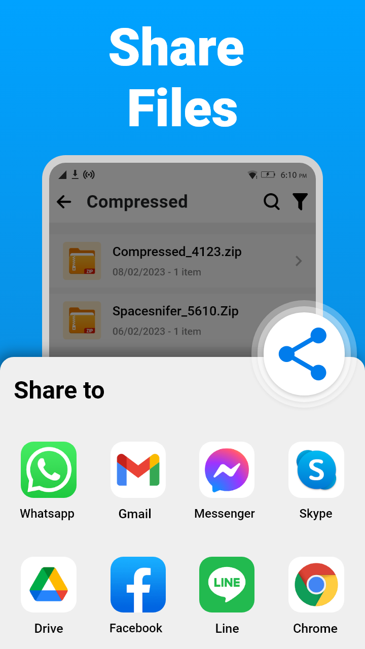 اسکرین شات 8 برنامه Zip Extractor - UnZIP, UnRAR