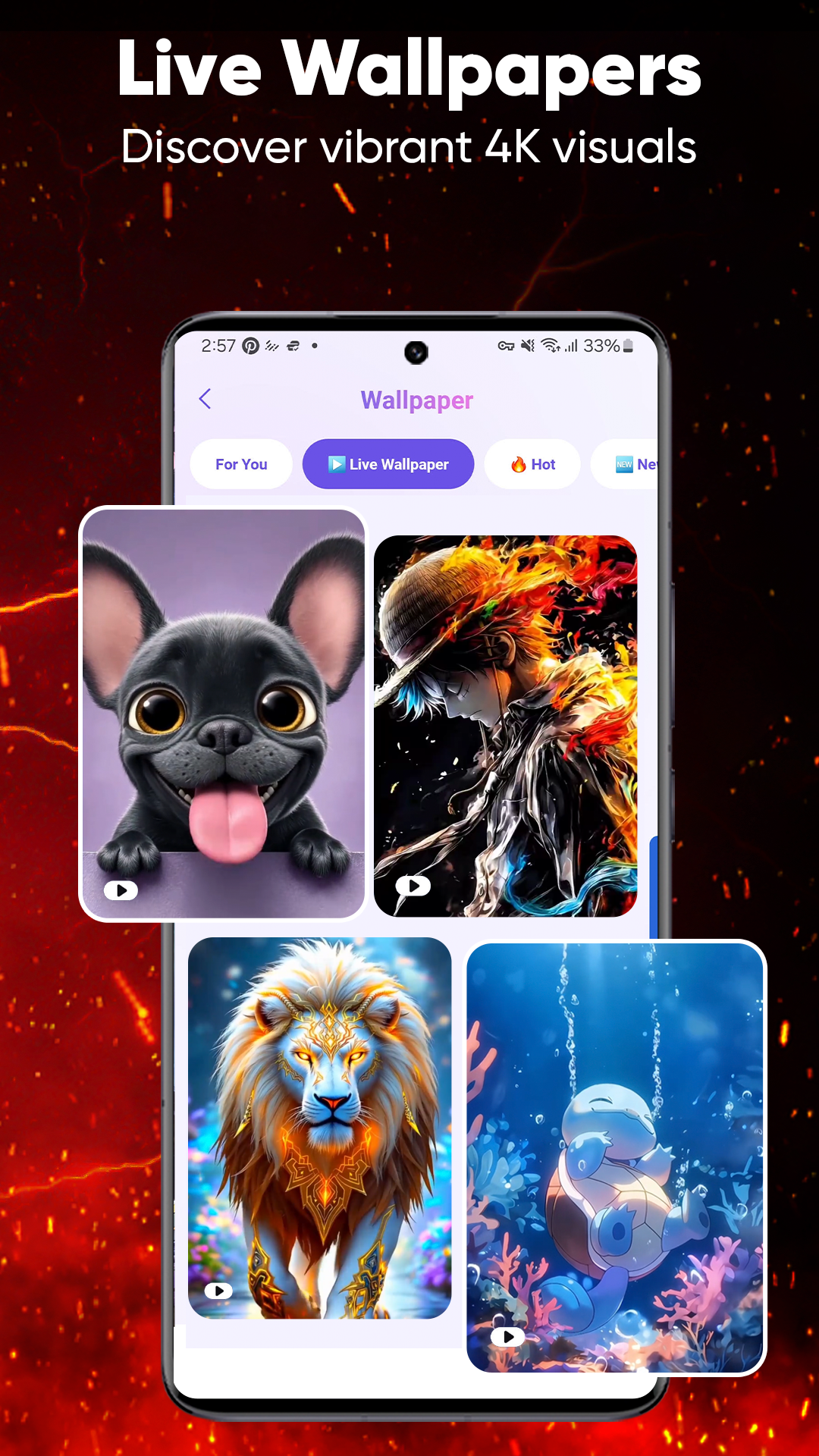 اسکرین شات 3 برنامه Zipper Lock Screen & Wallpaper