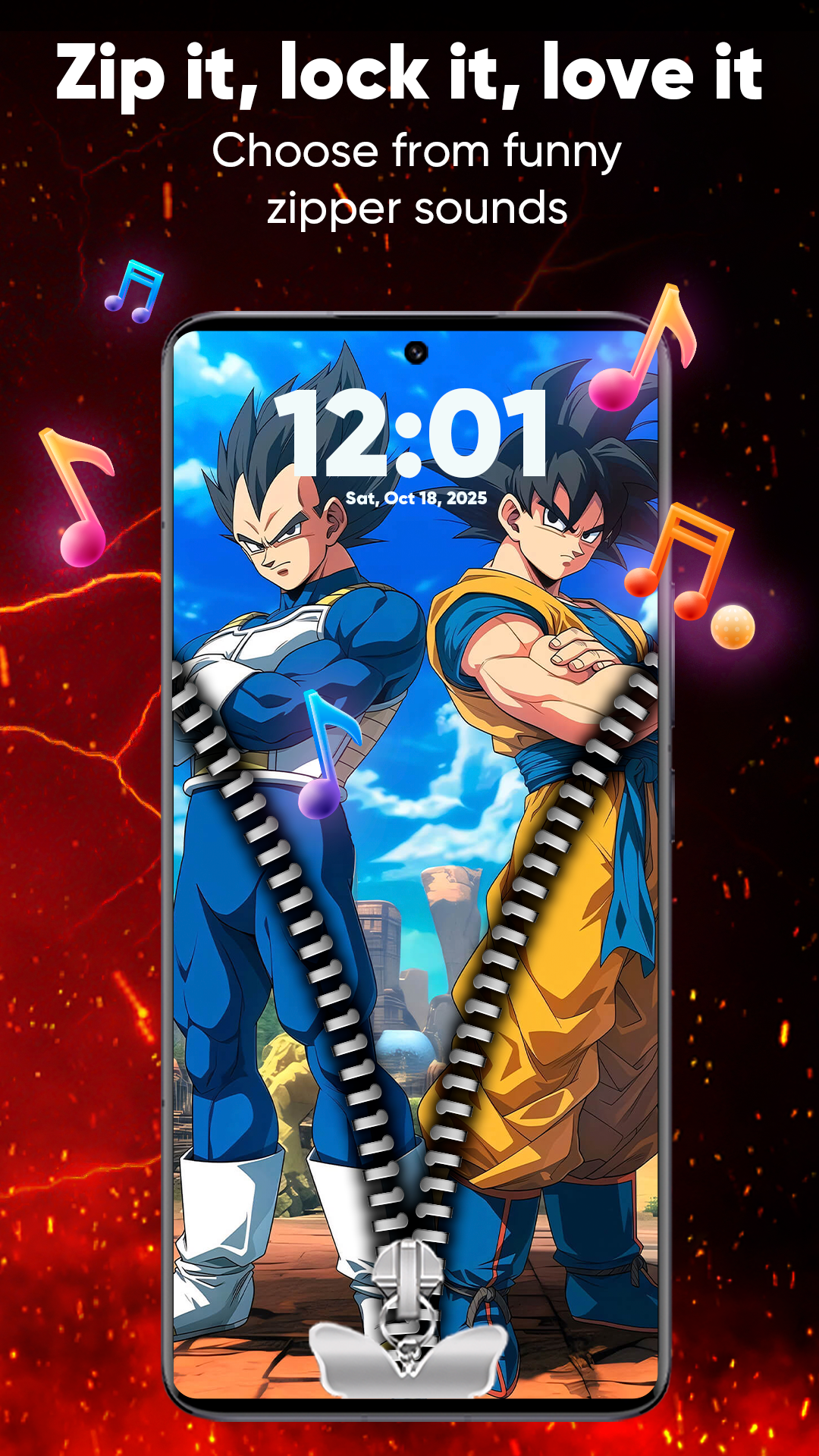 اسکرین شات 7 برنامه Zipper Lock Screen & Wallpaper