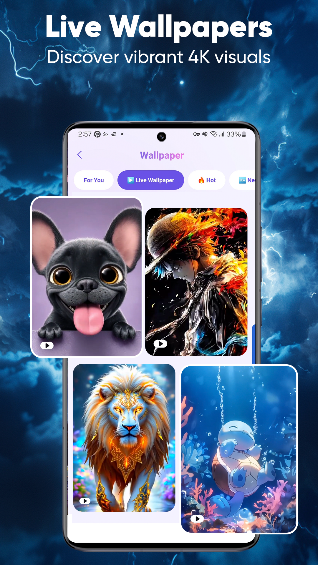 اسکرین شات 3 برنامه Zipper Lock Screen & Wallpaper