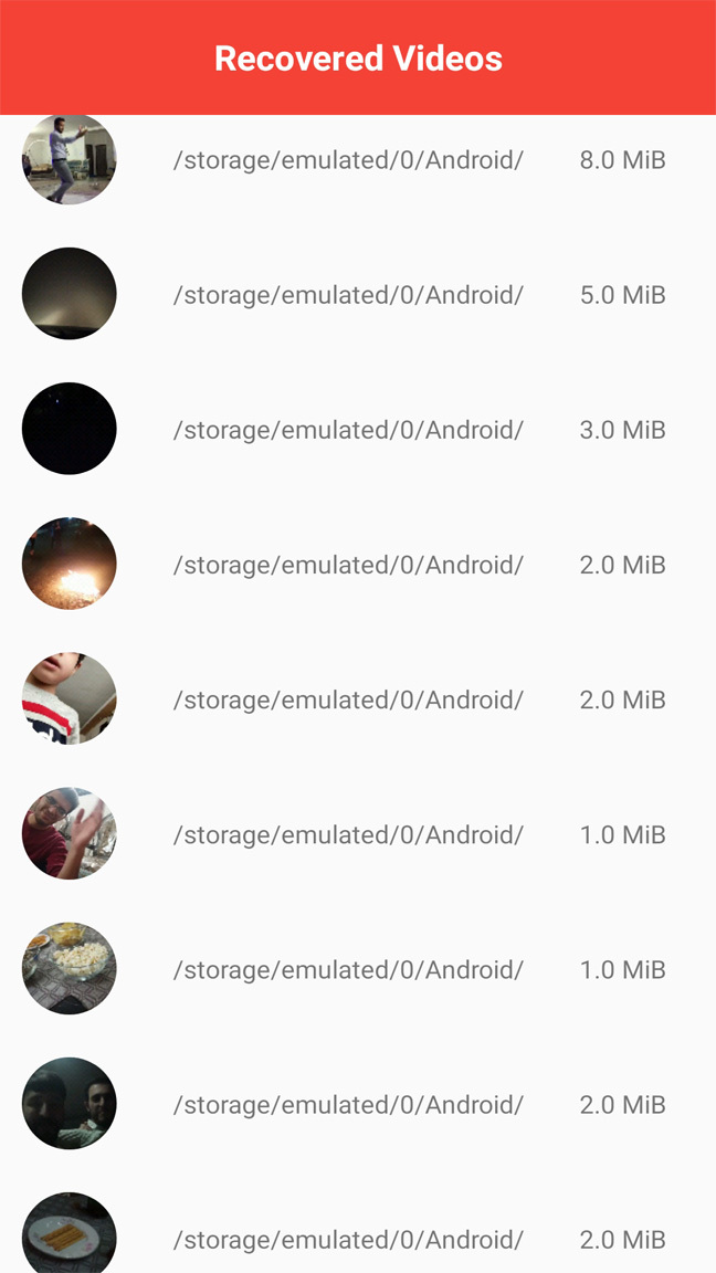 اسکرین شات برنامه ریکاوری عکس و فیلم و برنامه و فایل 3