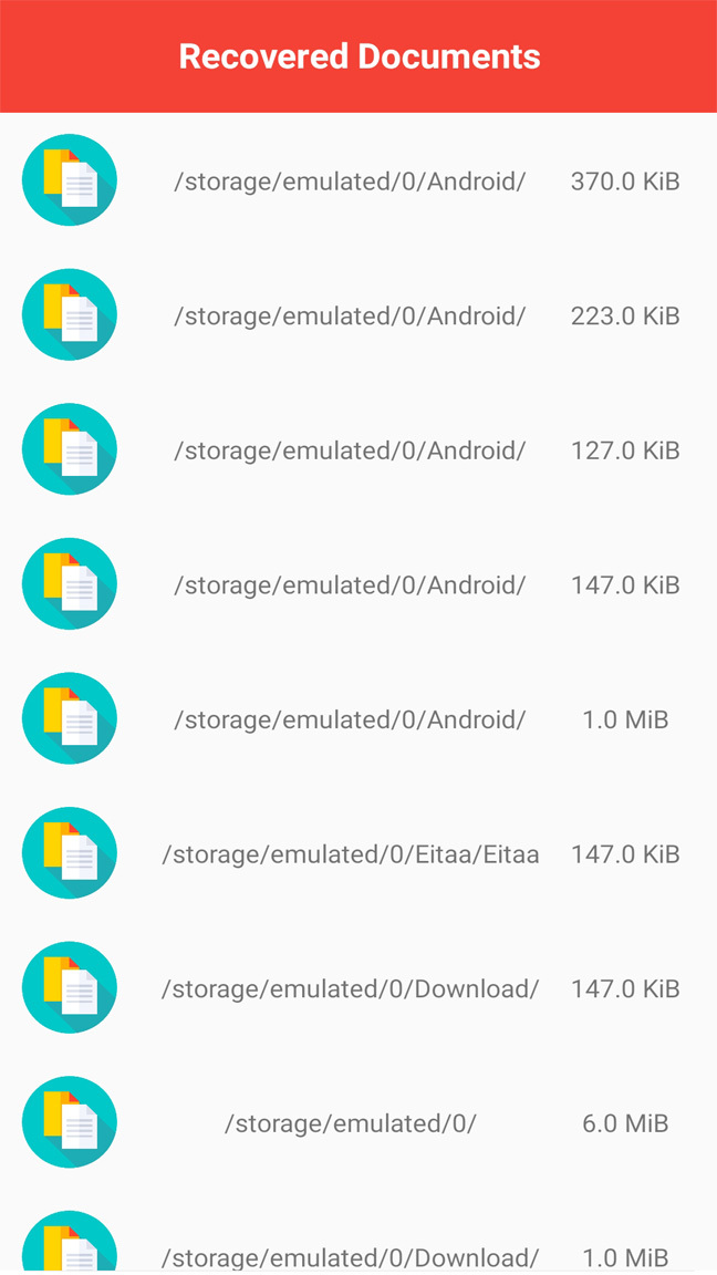 اسکرین شات برنامه ریکاوری عکس و فیلم و برنامه و فایل 4