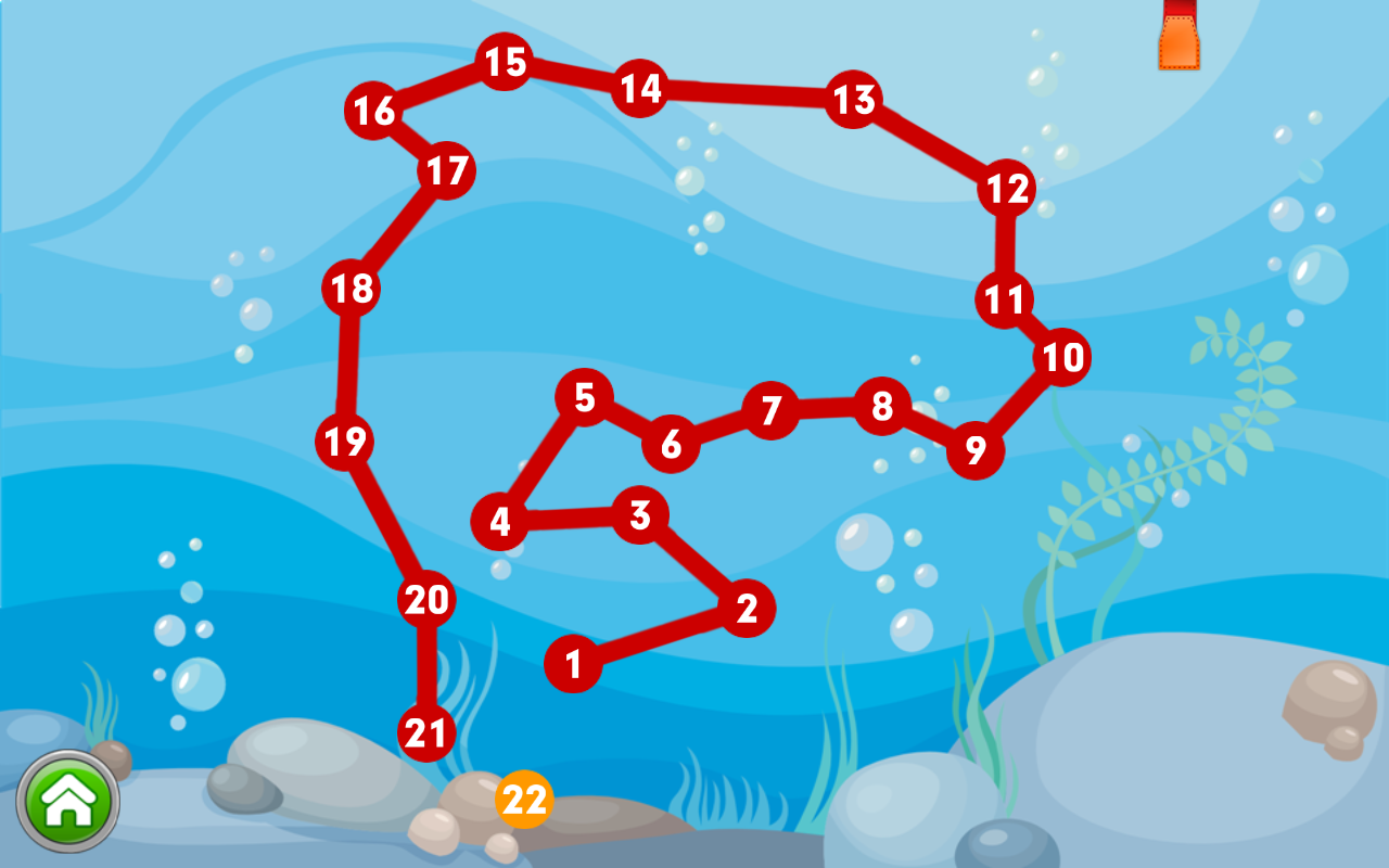 اسکرین شات 1 بازی Kids Connect the Dots (Lite)