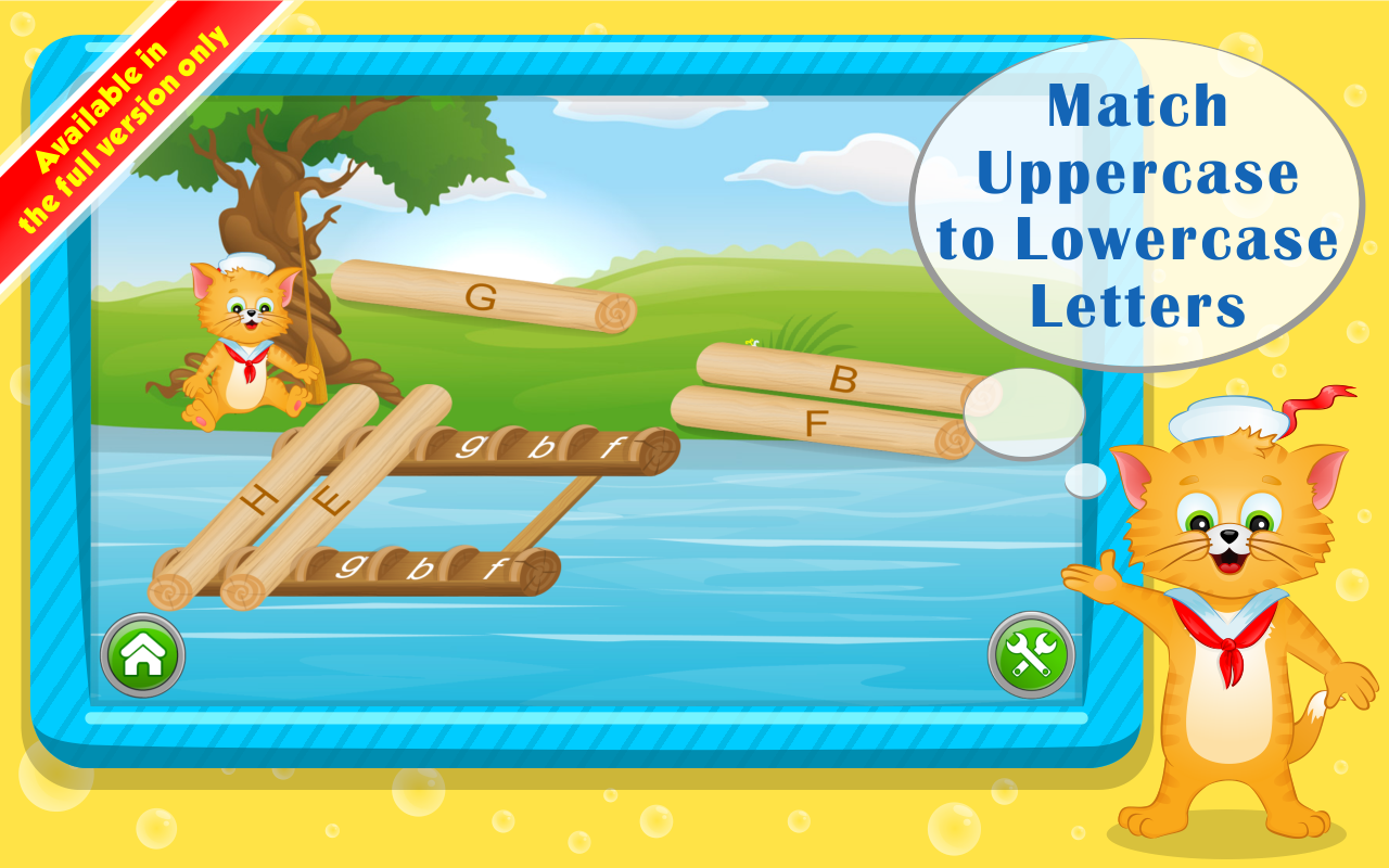 اسکرین شات 6 بازی Learn Letters with Captain Cat