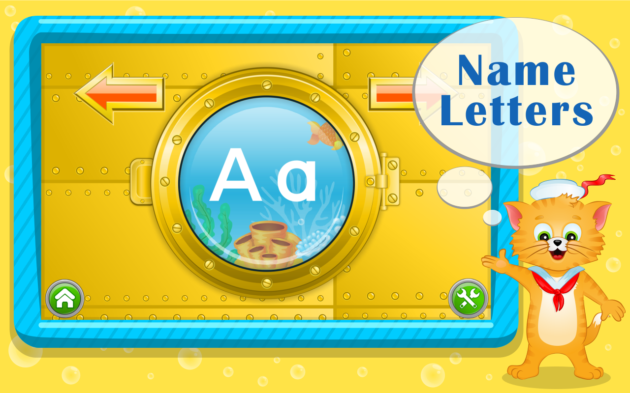 اسکرین شات 2 بازی Learn Letters with Captain Cat