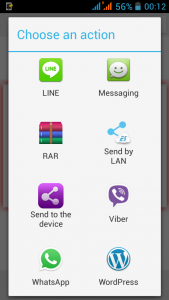 اسکرین شات برنامه ارسال متن با بلوتوث , shareit و ... 1